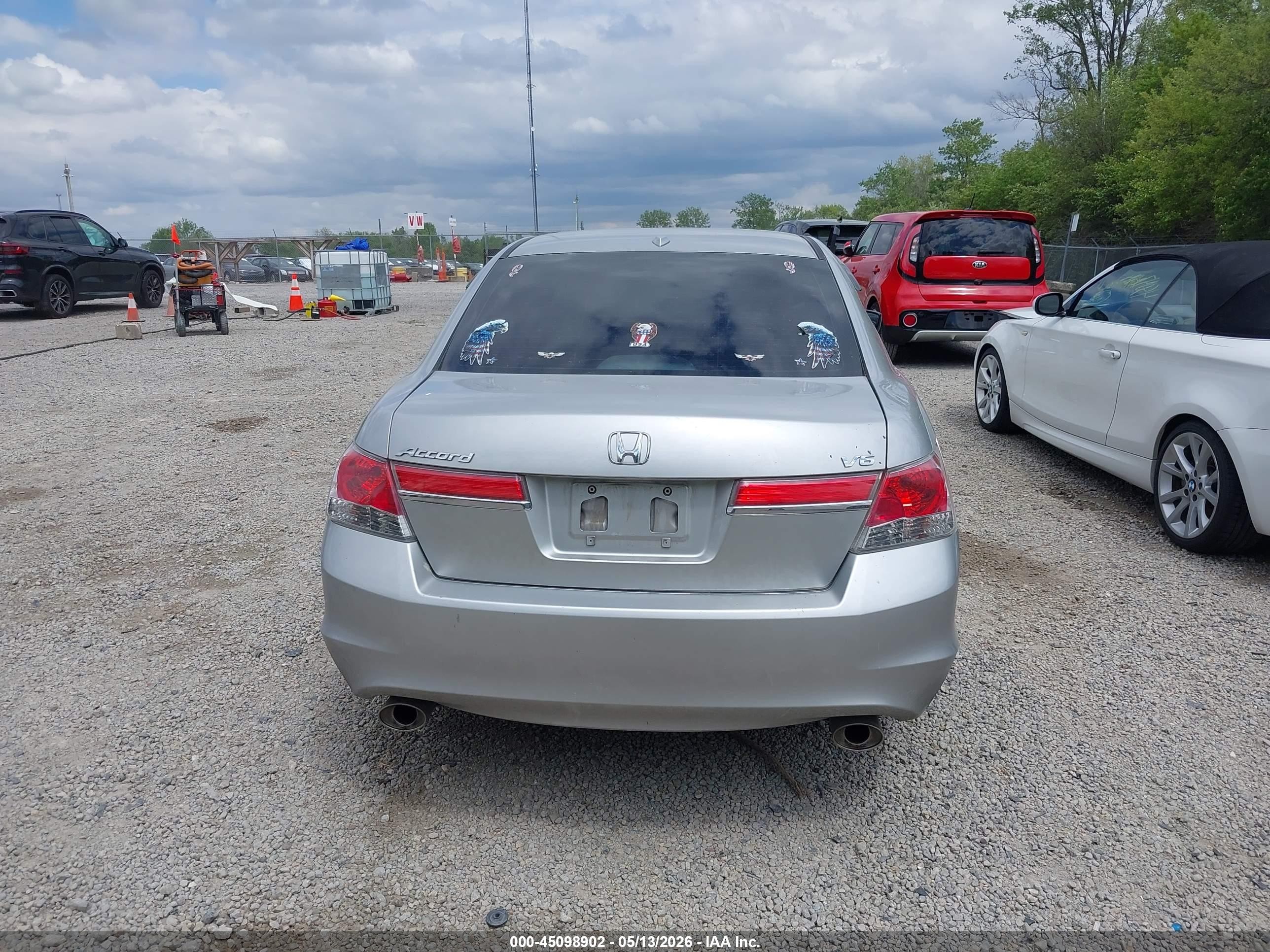 2011 Honda Accord 3.5 Ex-l Silver vin: 1HGCP3F86BA021165