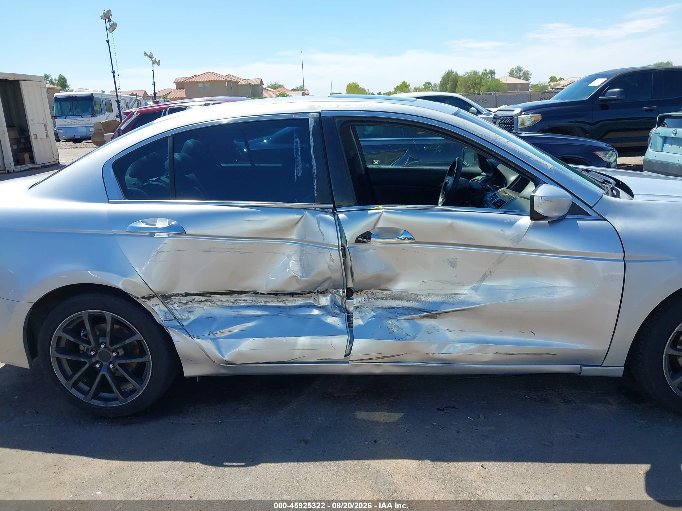 2011 Honda Accord 3.5 Ex-l Silver vin: 1HGCP3F86BA024938
