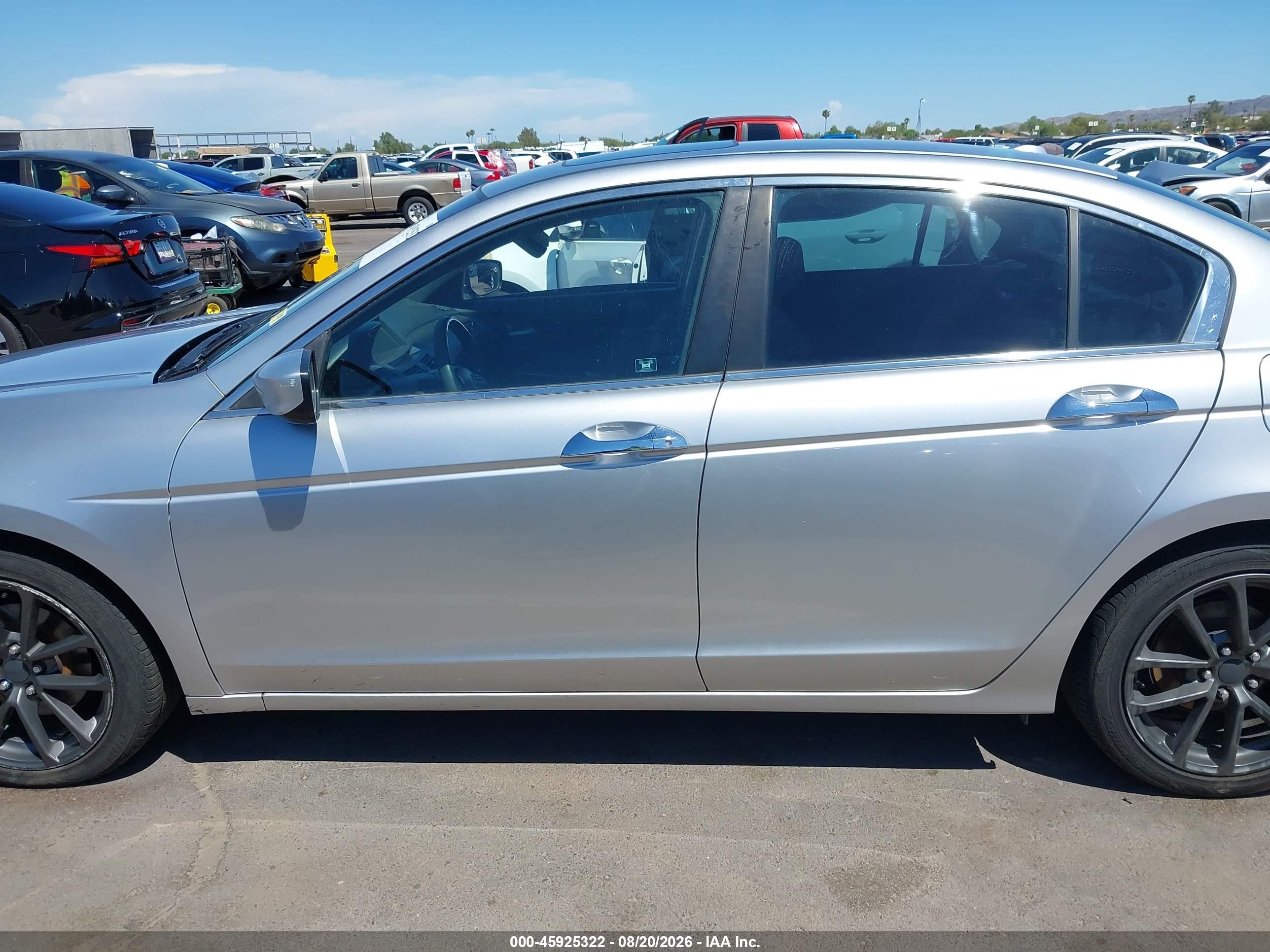 2011 Honda Accord 3.5 Ex-l Silver vin: 1HGCP3F86BA024938