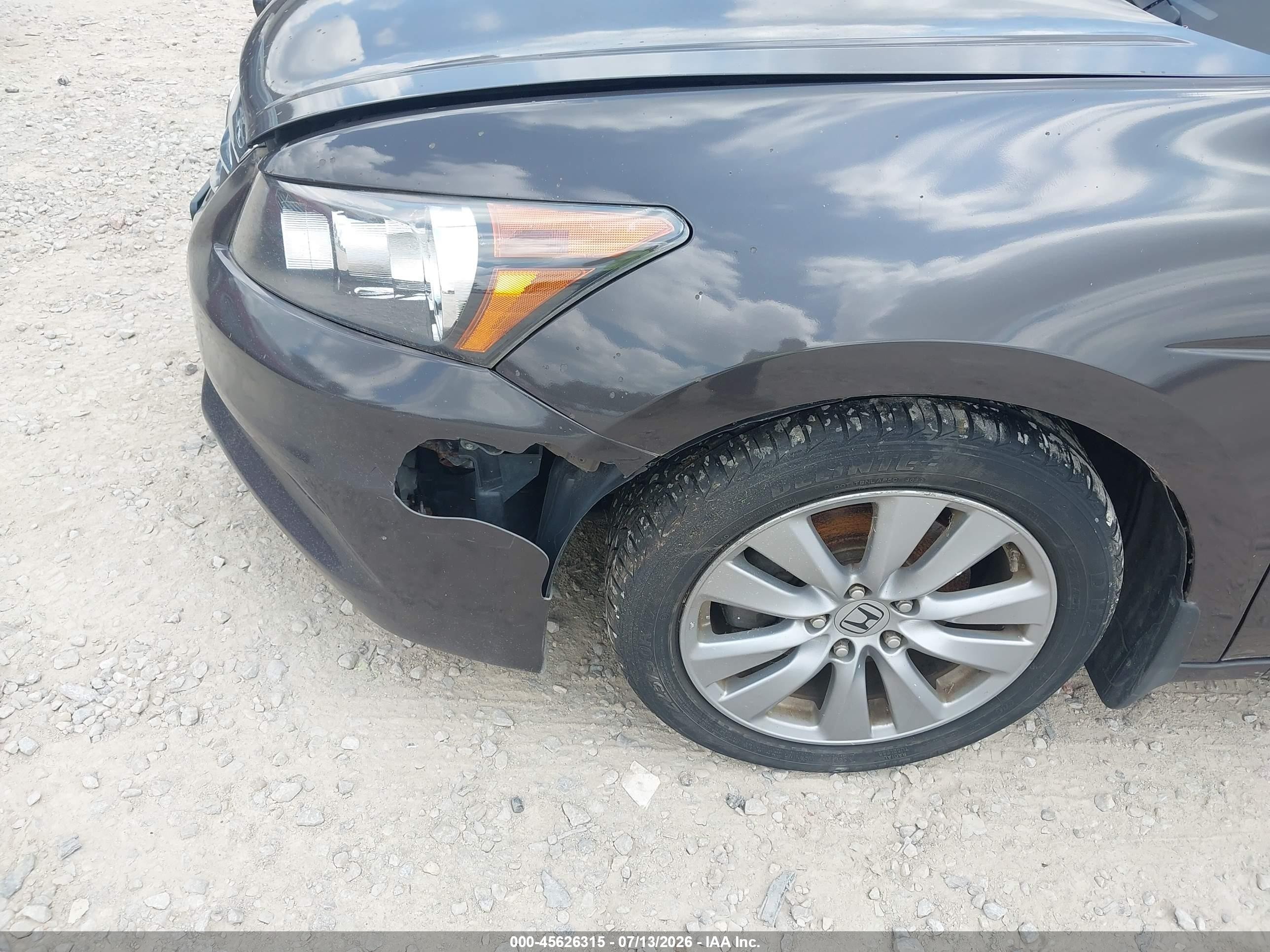 2011 Honda Accord 3.5 Ex-l Gray vin: 1HGCP3F86BA026995