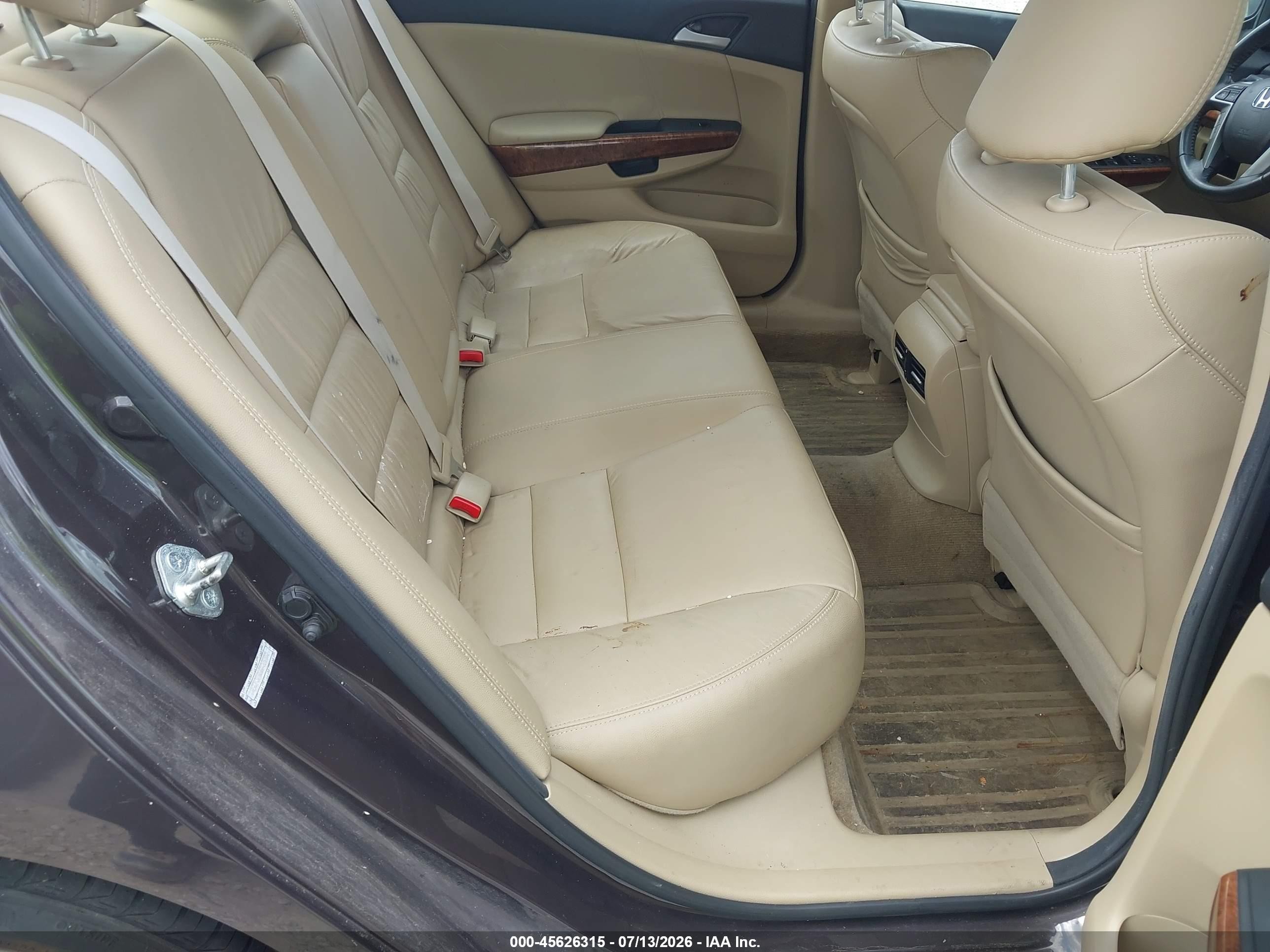 2011 Honda Accord 3.5 Ex-l Gray vin: 1HGCP3F86BA026995
