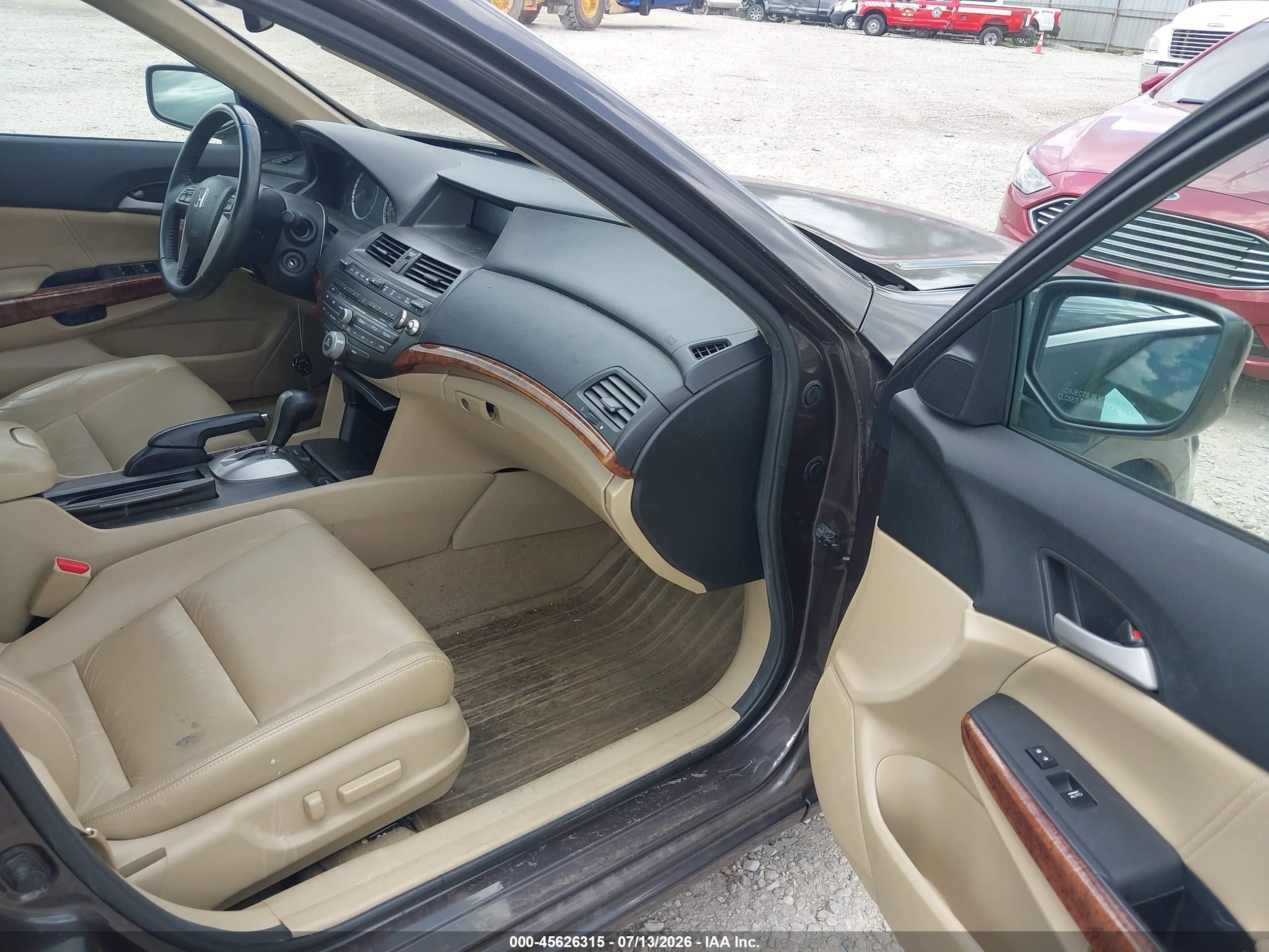 2011 Honda Accord 3.5 Ex-l Gray vin: 1HGCP3F86BA026995