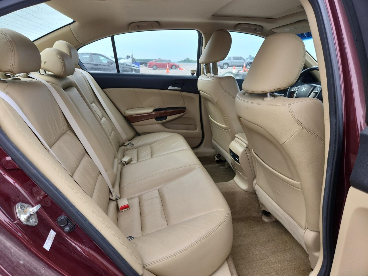 2011 Honda Accord Exl Burgundy vin: 1HGCP3F86BA027726