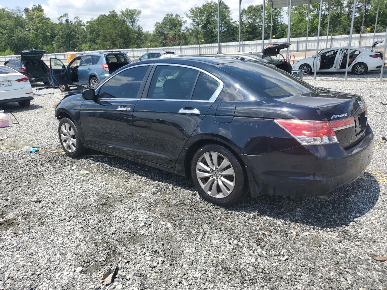 2012 Honda Accord Exl Black vin: 1HGCP3F86CA007395