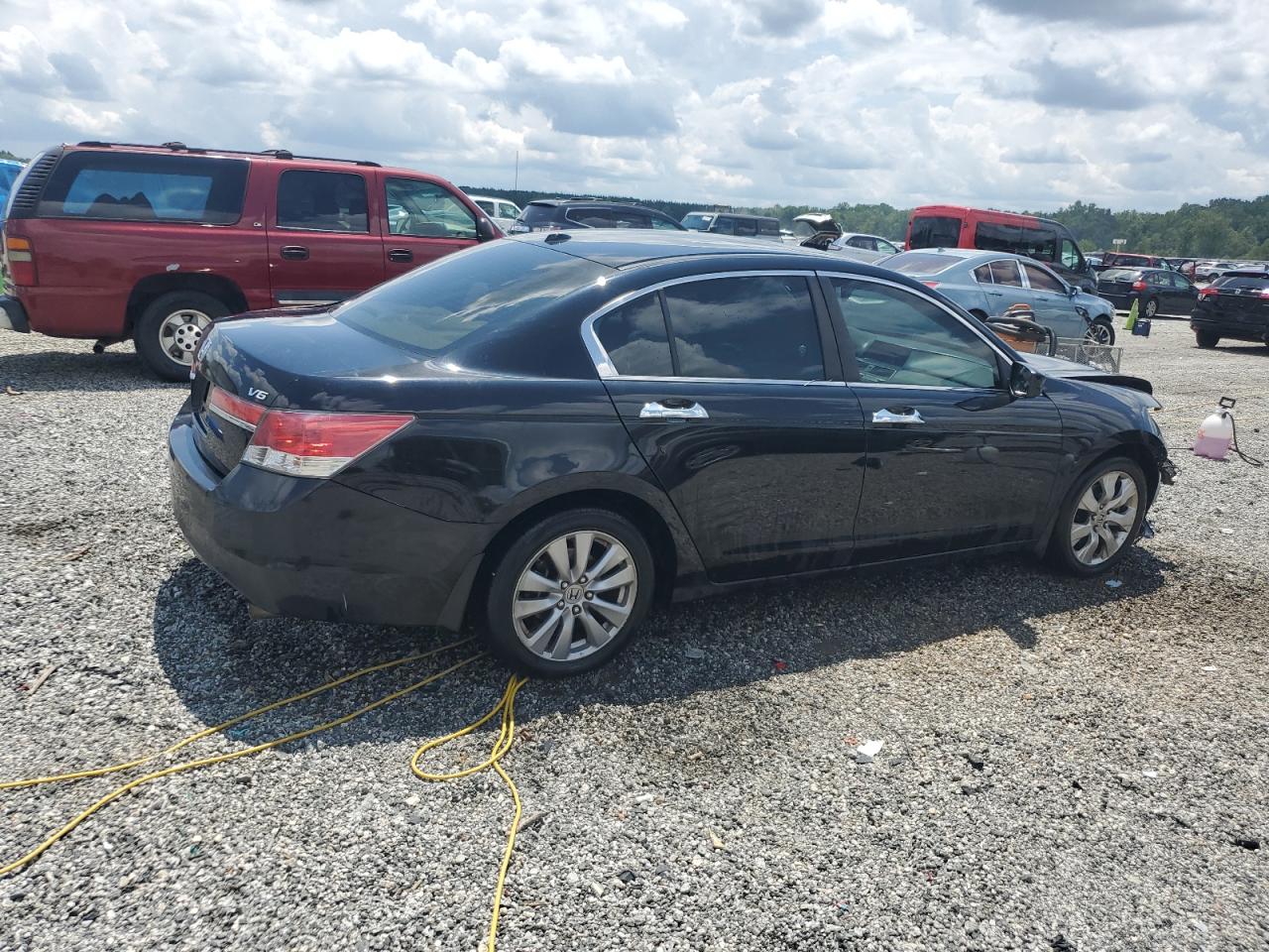 2012 Honda Accord Exl Black vin: 1HGCP3F86CA007395