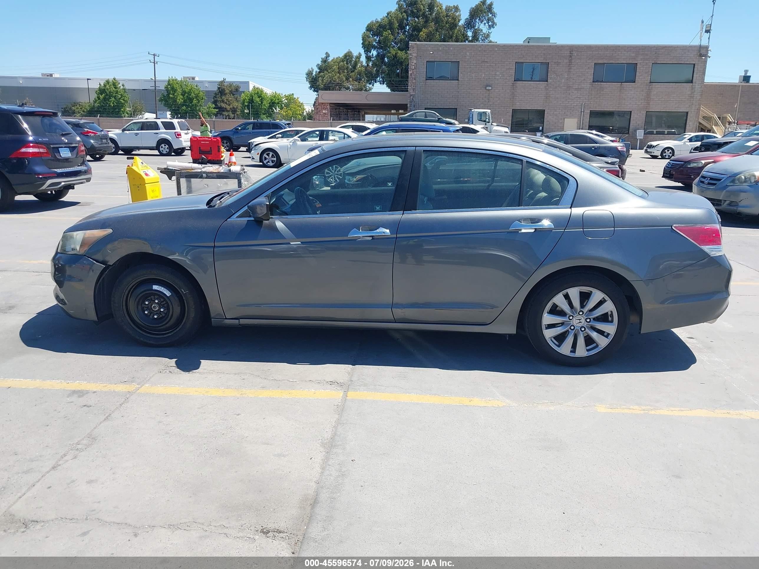2012 Honda Accord 3.5 Ex-l Gray vin: 1HGCP3F86CA010023