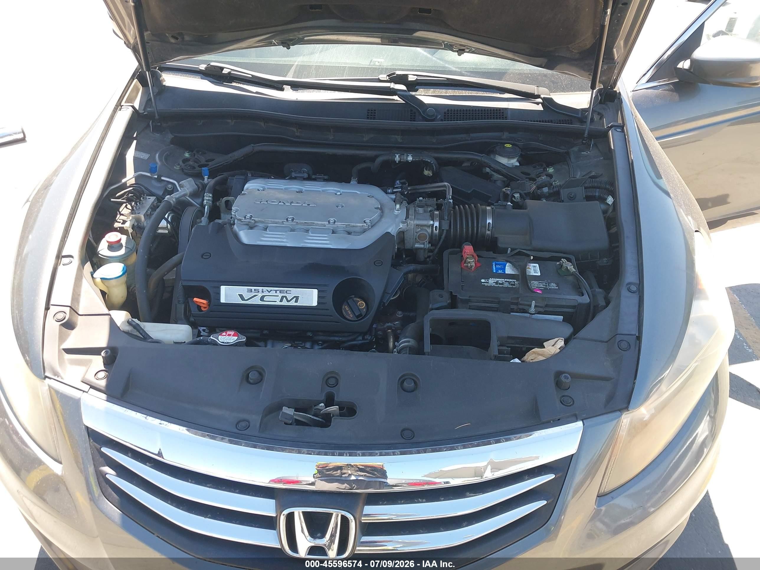 2012 Honda Accord 3.5 Ex-l Gray vin: 1HGCP3F86CA010023