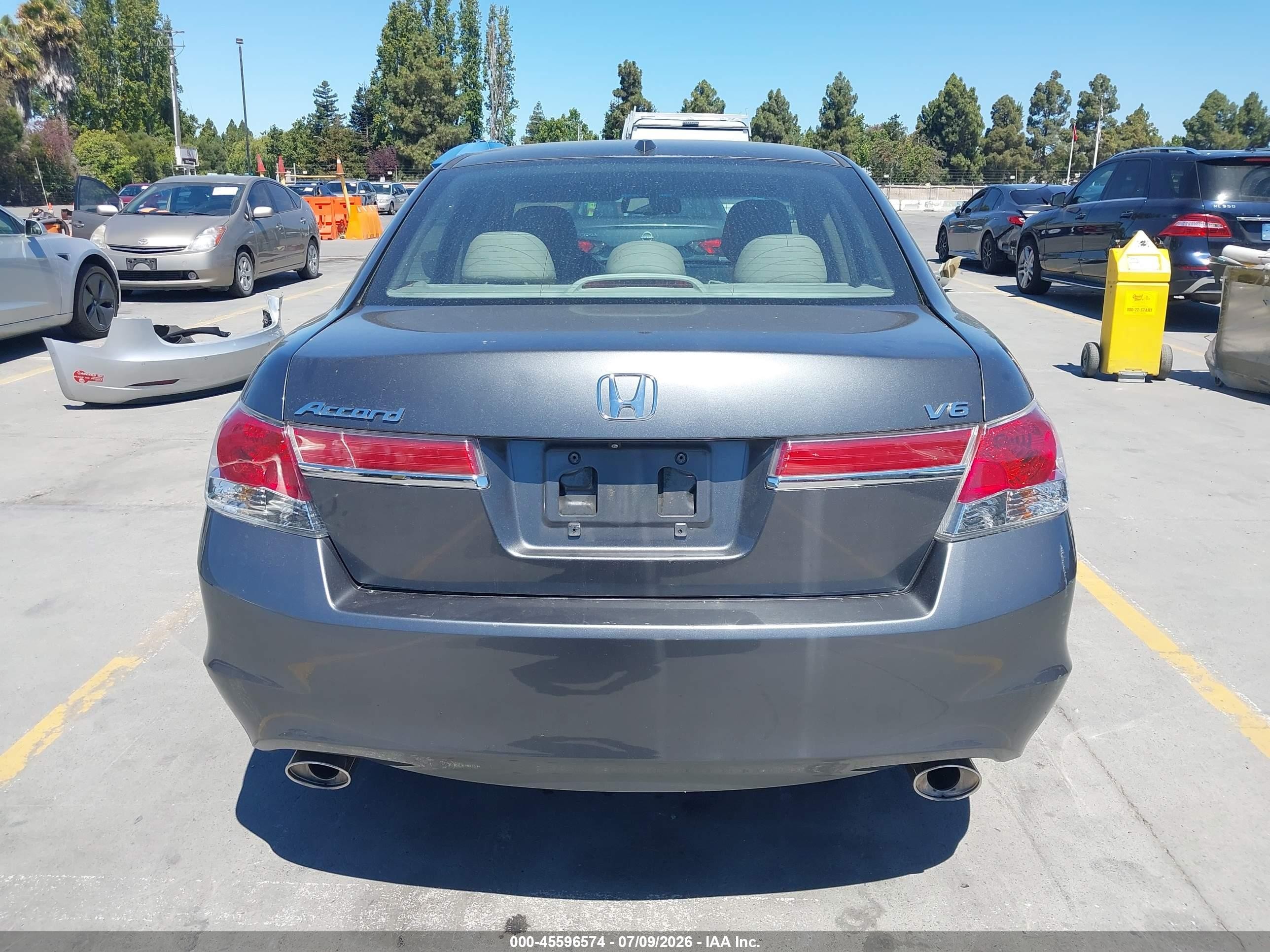 2012 Honda Accord 3.5 Ex-l Gray vin: 1HGCP3F86CA010023