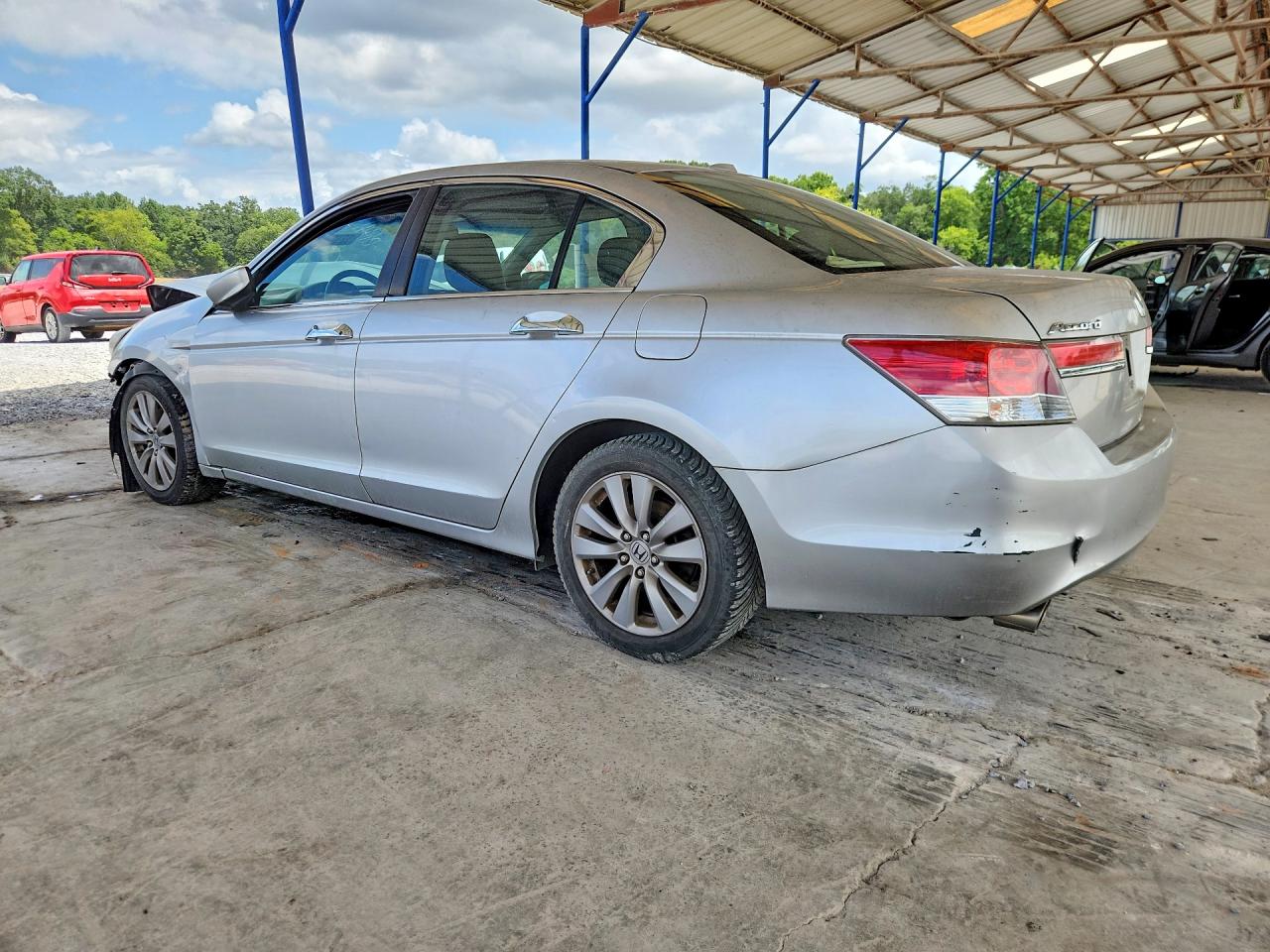 2012 Honda Accord Exl Silver vin: 1HGCP3F86CA014413