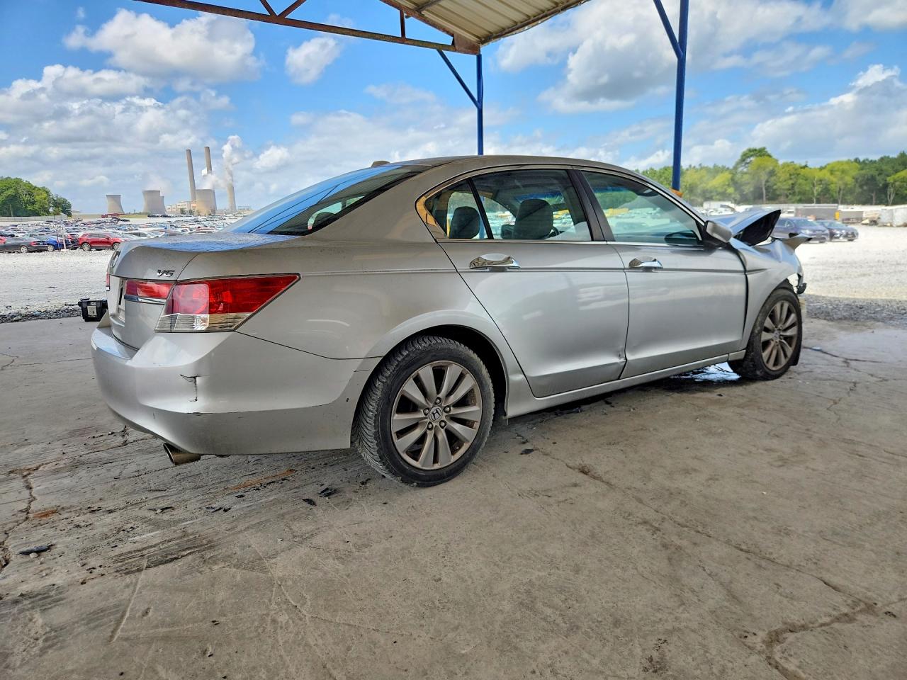 2012 Honda Accord Exl Silver vin: 1HGCP3F86CA014413