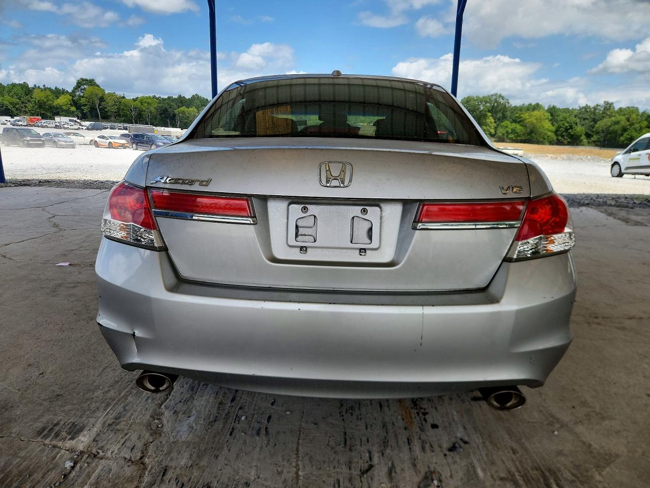 2012 Honda Accord Exl Silver vin: 1HGCP3F86CA014413