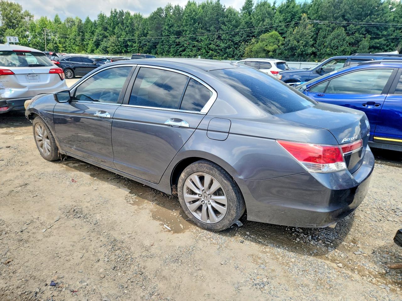 2012 Honda Accord Exl Gray vin: 1HGCP3F86CA015058