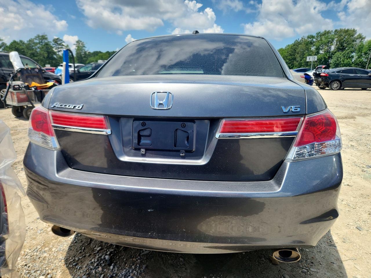 2012 Honda Accord Exl Gray vin: 1HGCP3F86CA015058