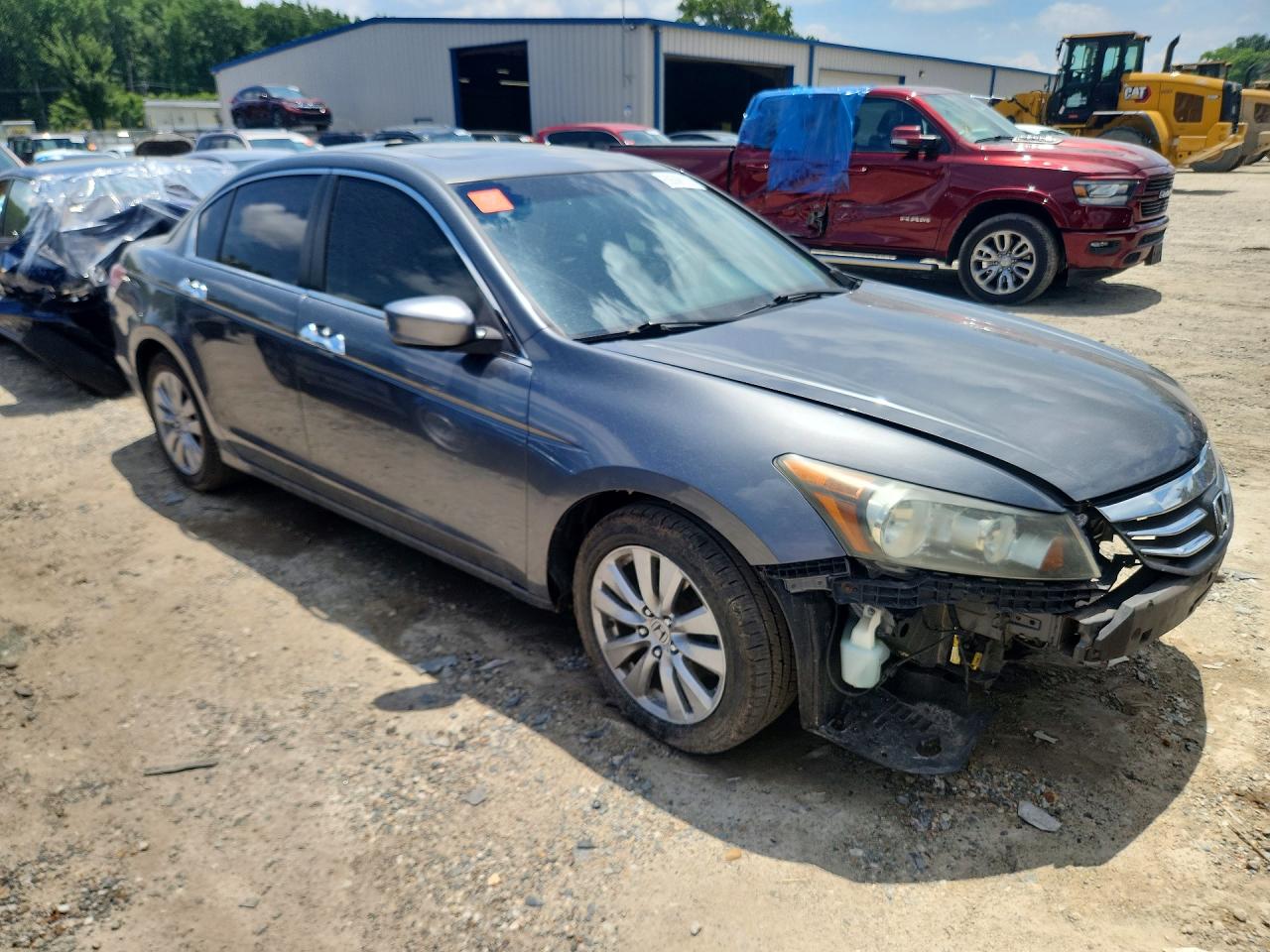2012 Honda Accord Exl Gray vin: 1HGCP3F86CA015058