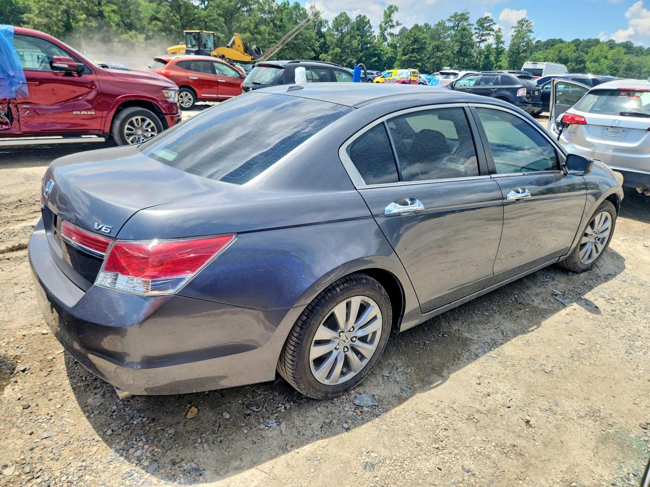 2012 Honda Accord Exl Gray vin: 1HGCP3F86CA015058