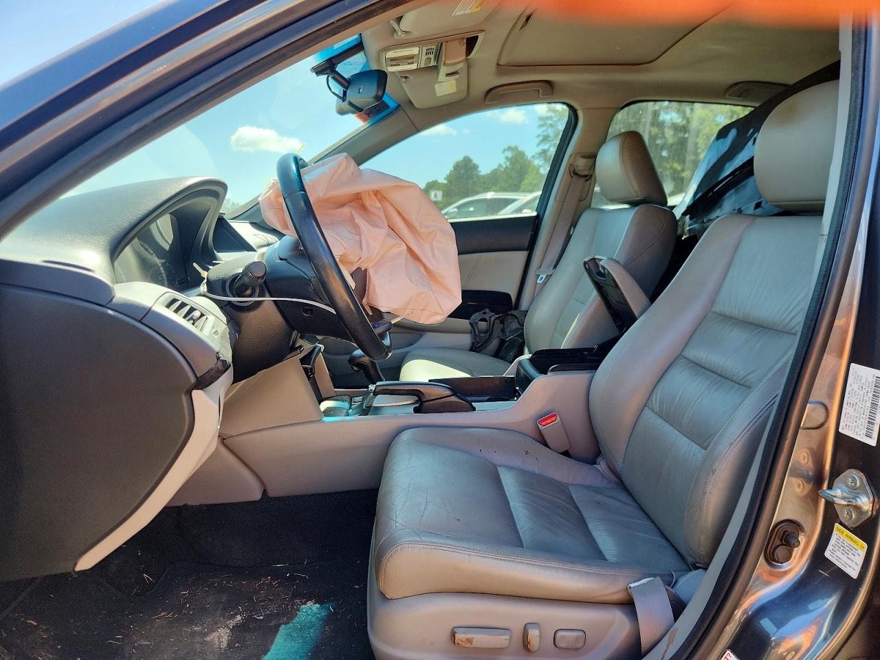 2012 Honda Accord Exl Gray vin: 1HGCP3F86CA015058