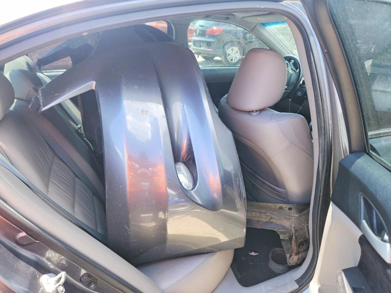 2012 Honda Accord Exl Gray vin: 1HGCP3F86CA015058