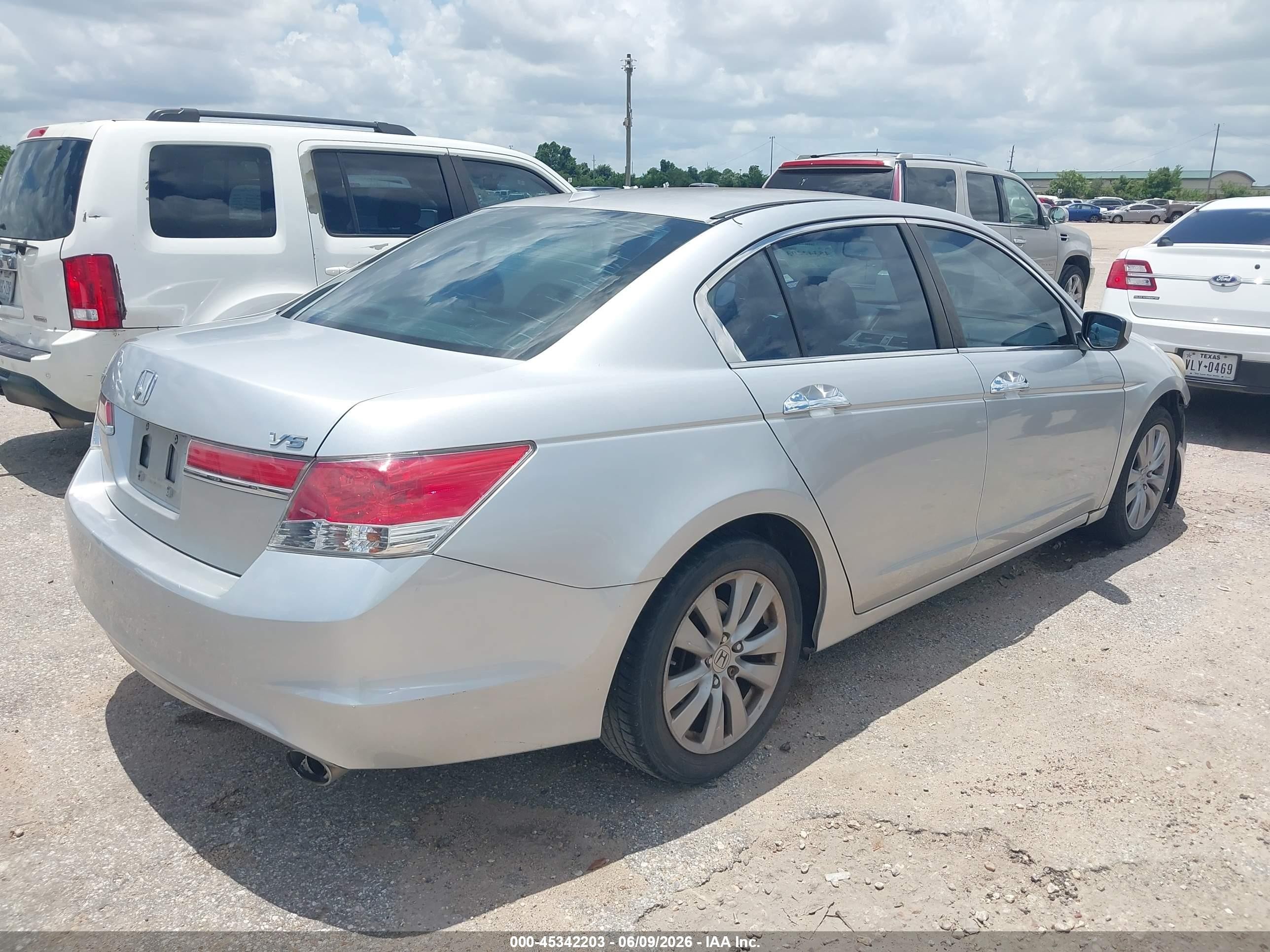 2012 Honda Accord 3.5 Ex-l Silver vin: 1HGCP3F86CA015822