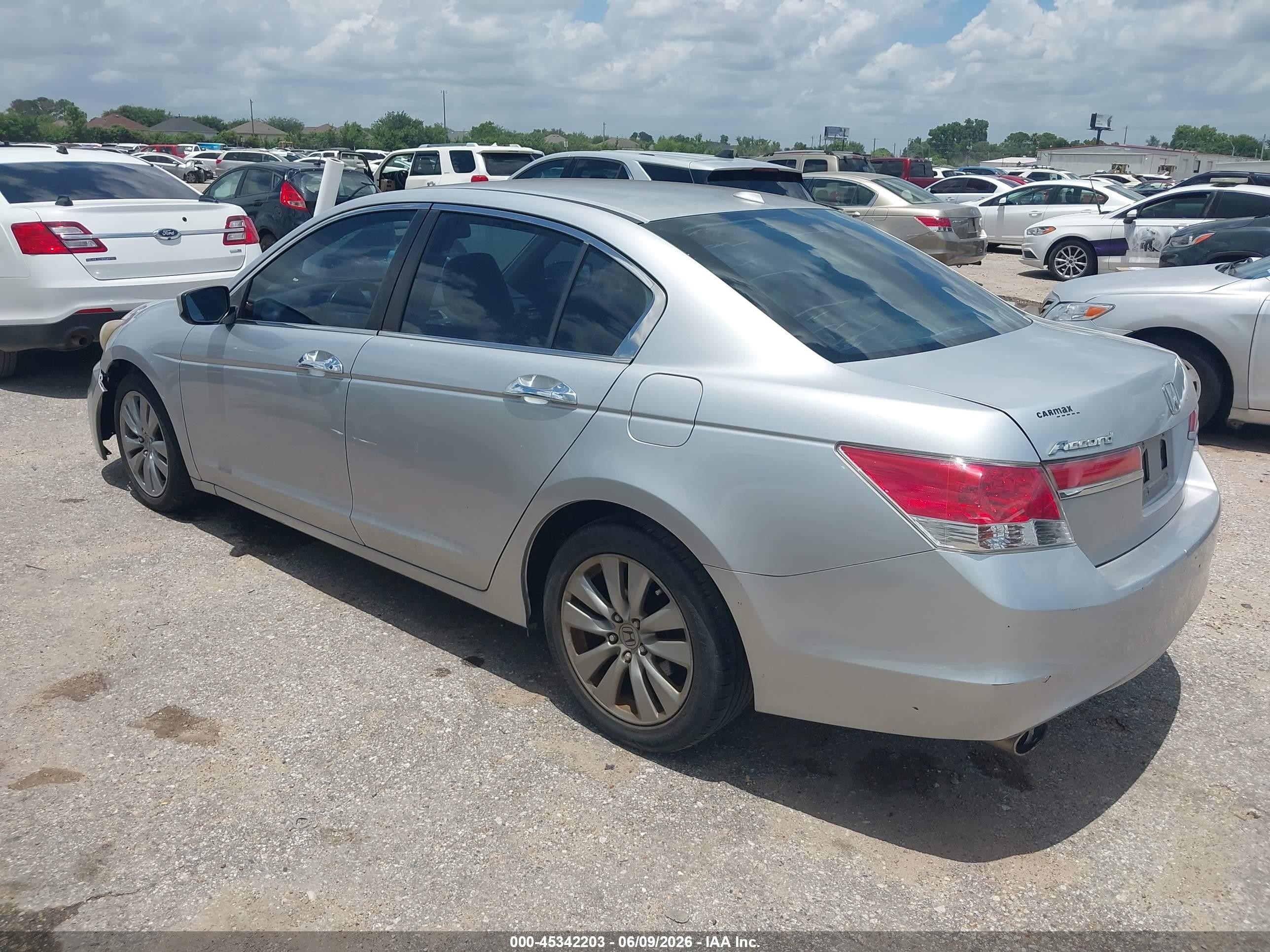 2012 Honda Accord 3.5 Ex-l Silver vin: 1HGCP3F86CA015822