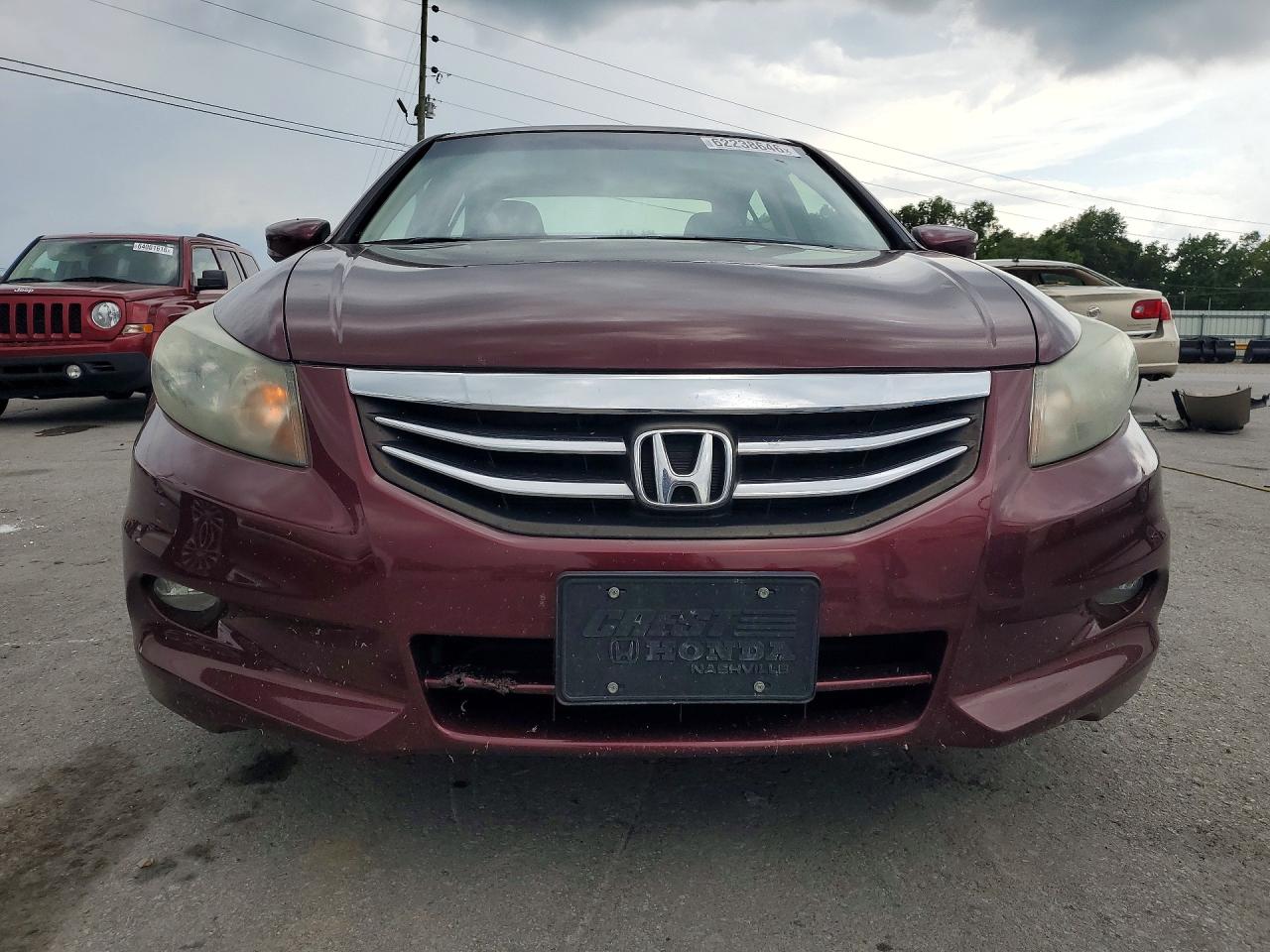 2012 Honda Accord Exl Maroon vin: 1HGCP3F86CA016906