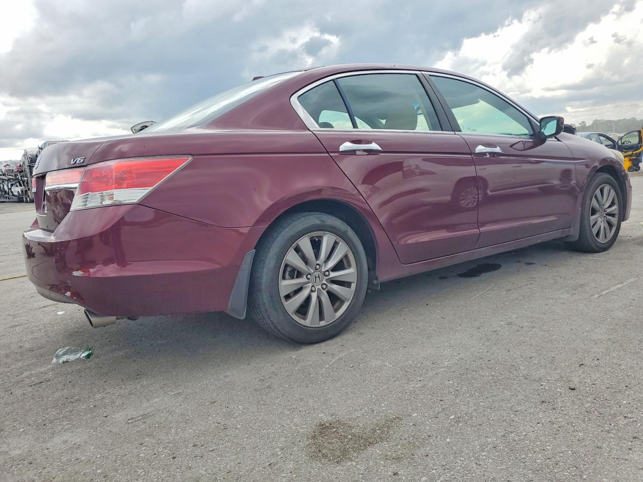 2012 Honda Accord Exl Maroon vin: 1HGCP3F86CA016906