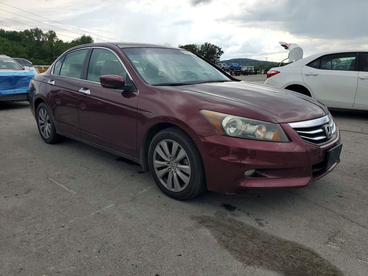 2012 Honda Accord Exl Maroon vin: 1HGCP3F86CA016906
