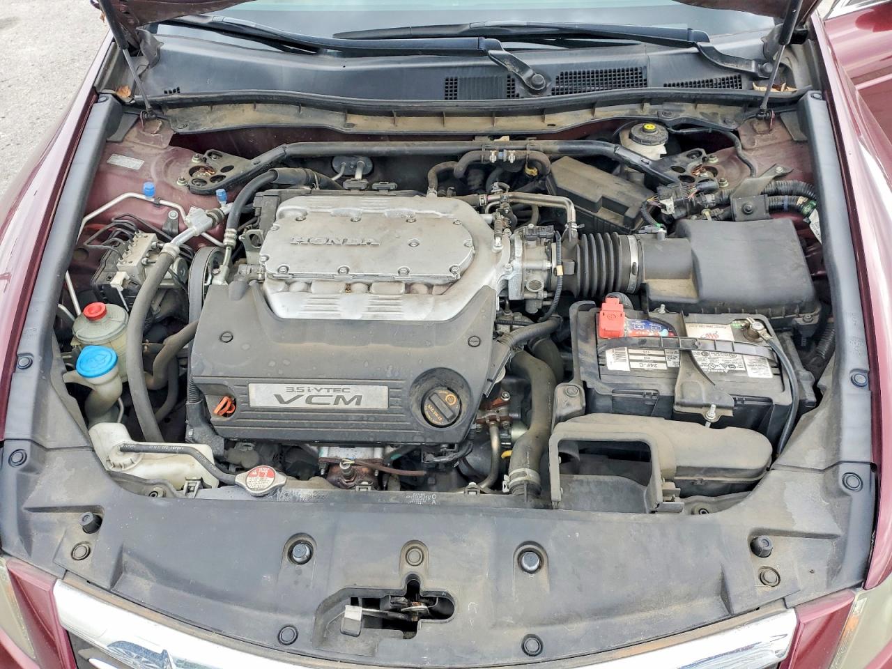 2012 Honda Accord Exl Maroon vin: 1HGCP3F86CA016906