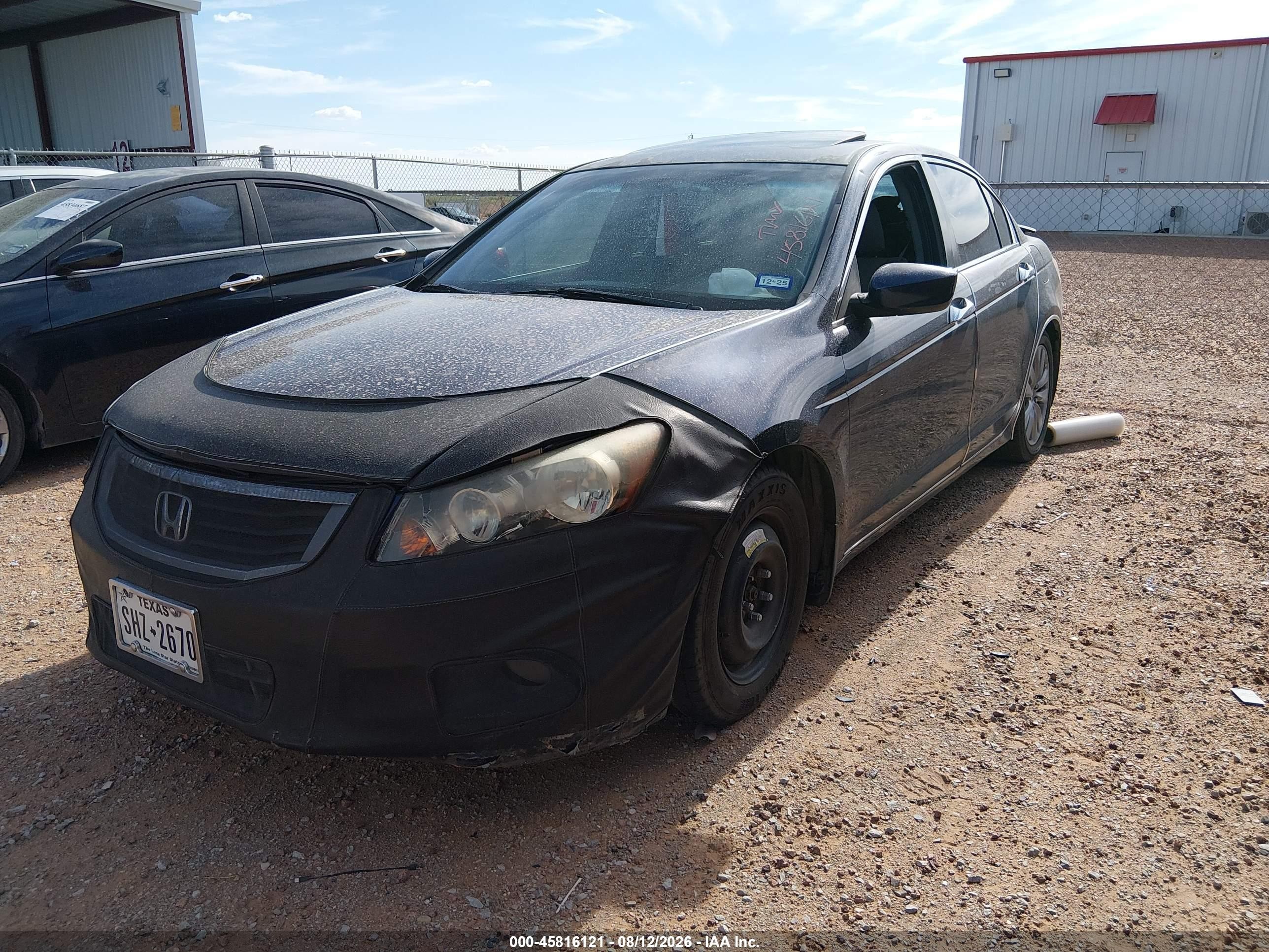 2012 Honda Accord 3.5 Ex-l Blue vin: 1HGCP3F86CA017702