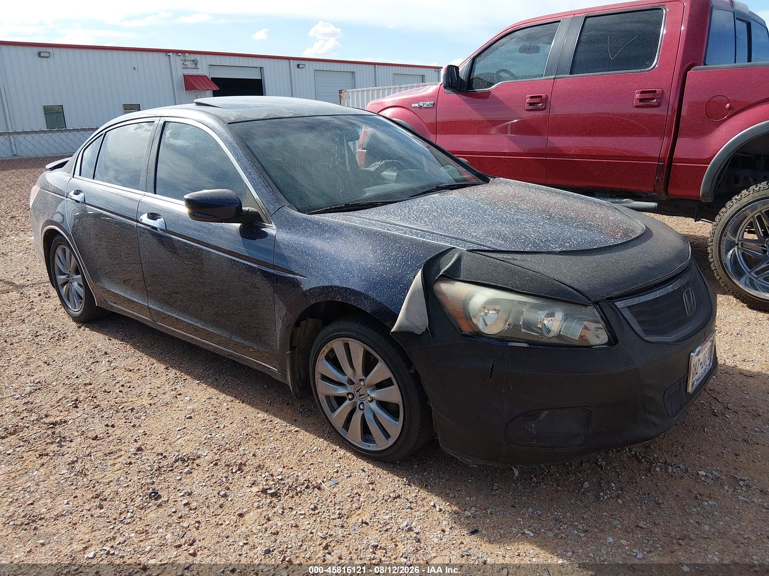 2012 Honda Accord 3.5 Ex-l Blue vin: 1HGCP3F86CA017702