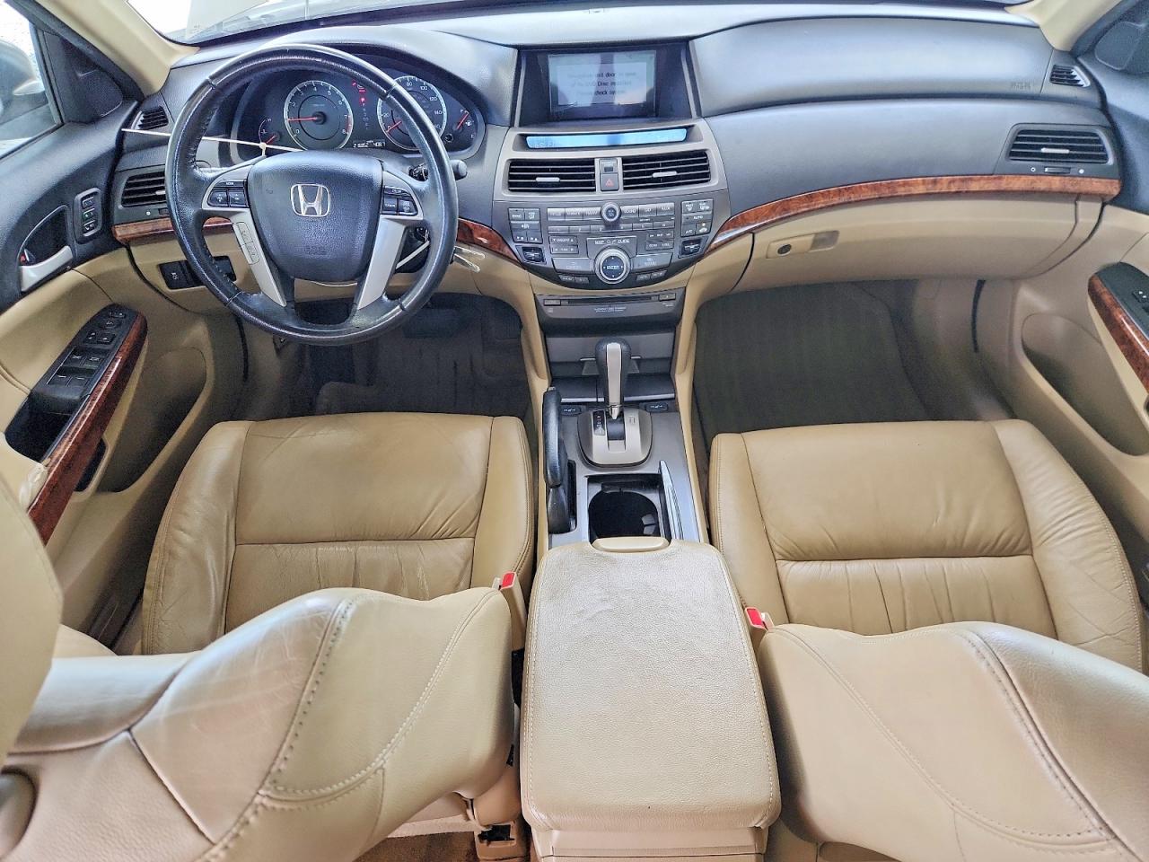2012 Honda Accord Exl White vin: 1HGCP3F86CA021569
