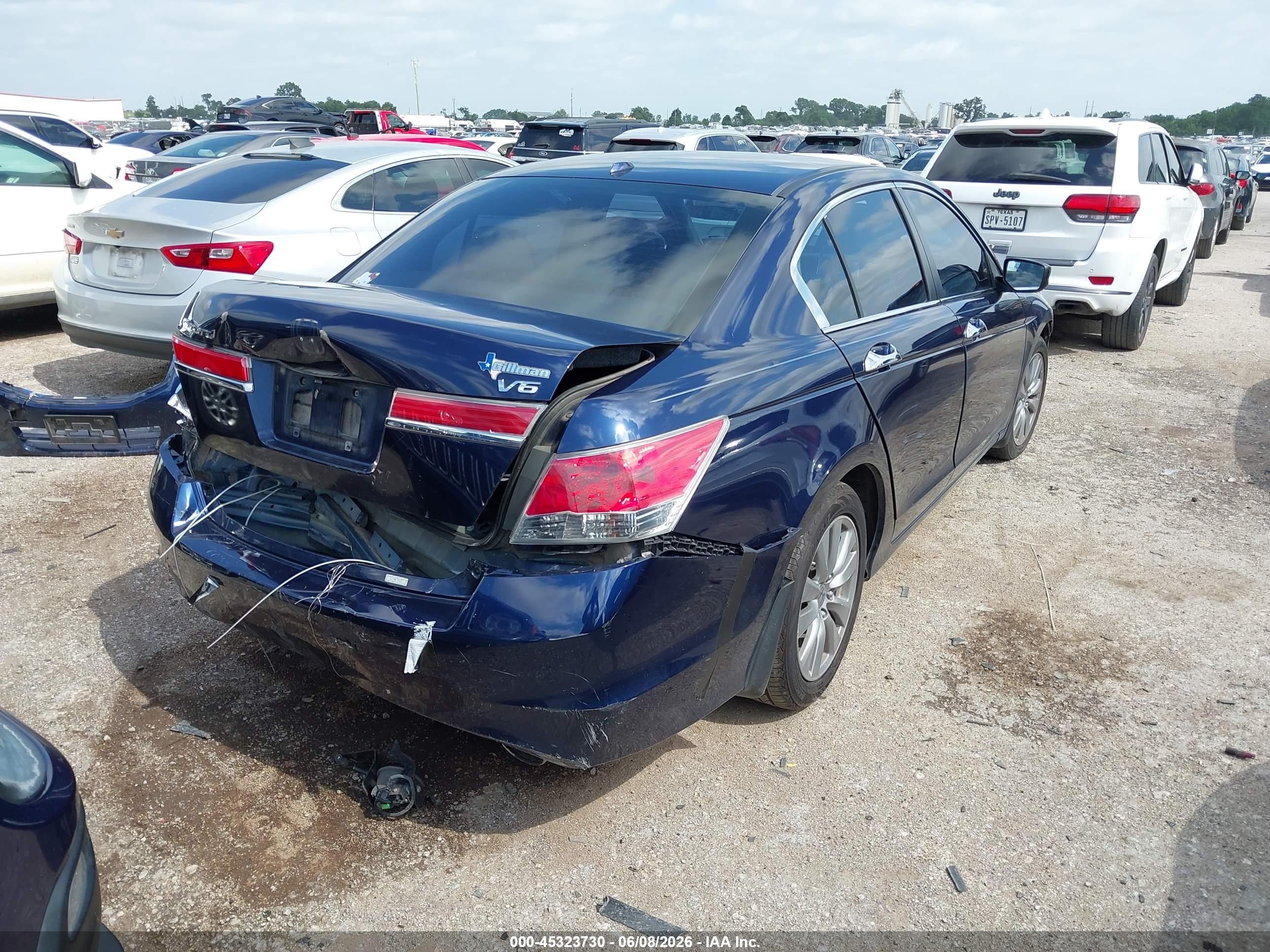 2012 Honda Accord 3.5 Ex-l Синий vin: 1HGCP3F86CA025315