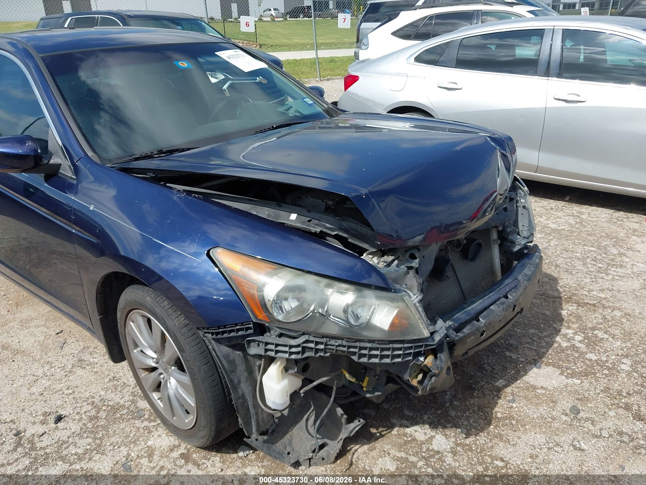 2012 Honda Accord 3.5 Ex-l Синий vin: 1HGCP3F86CA025315