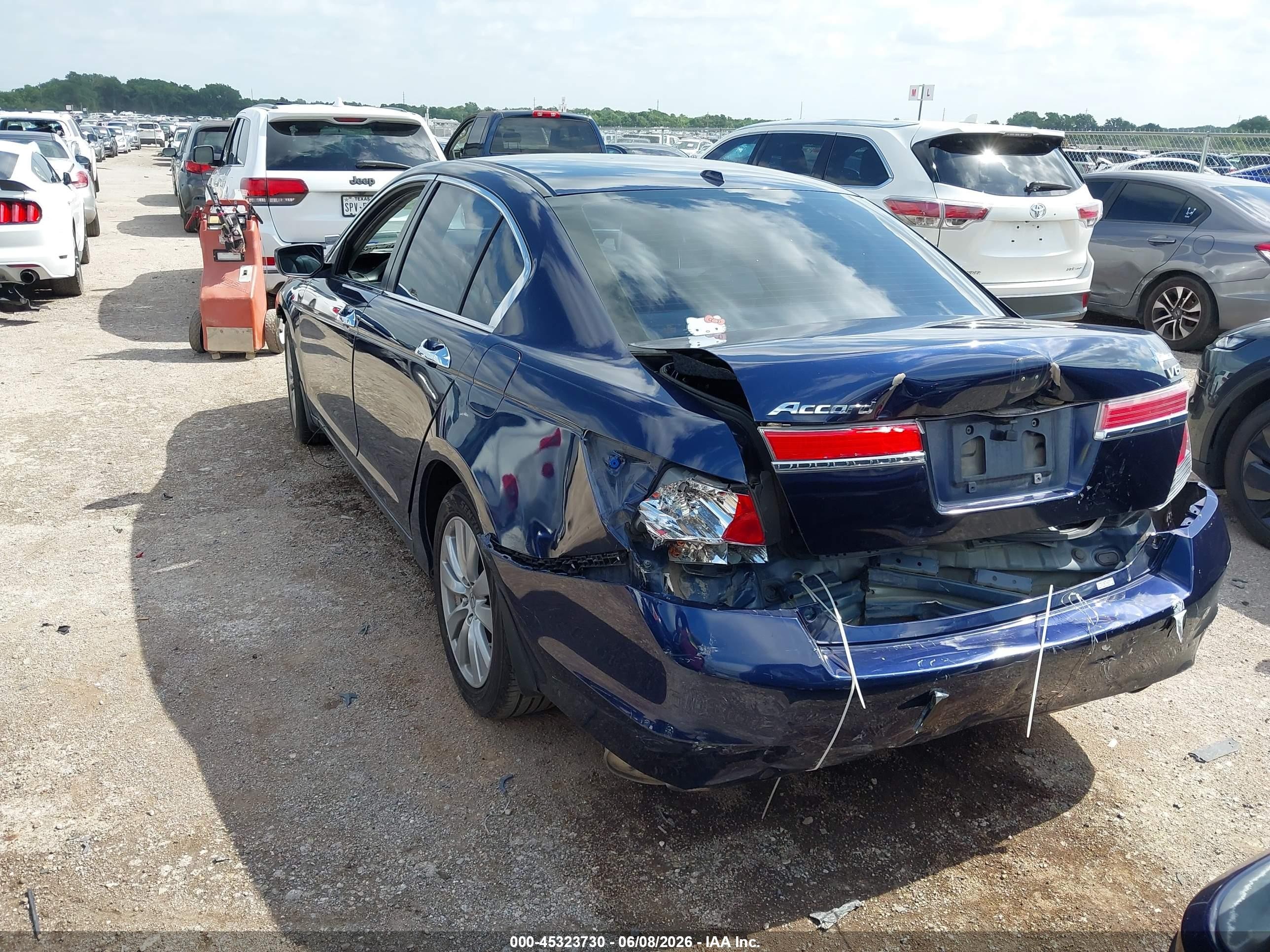 2012 Honda Accord 3.5 Ex-l Синий vin: 1HGCP3F86CA025315