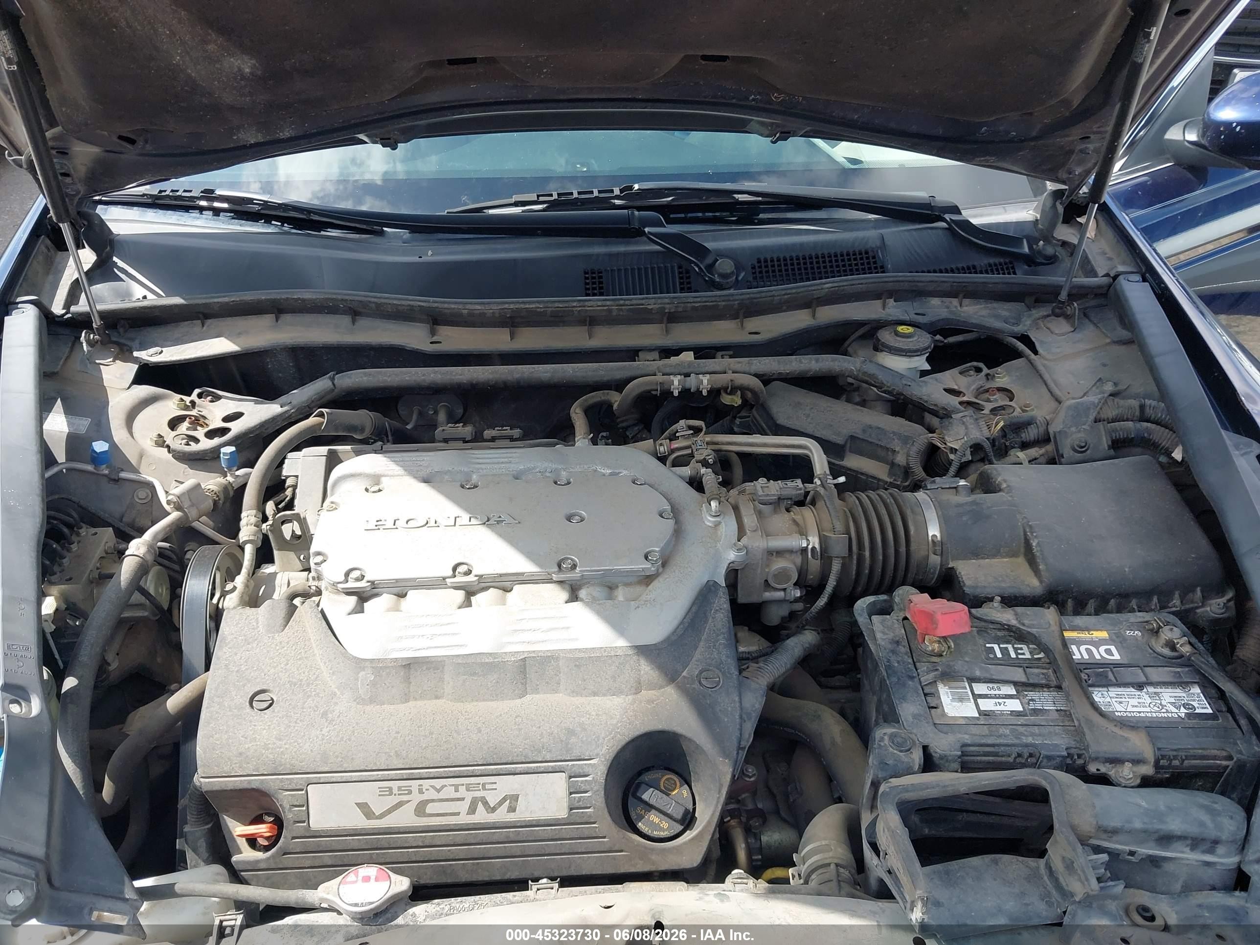 2012 Honda Accord 3.5 Ex-l Синий vin: 1HGCP3F86CA025315