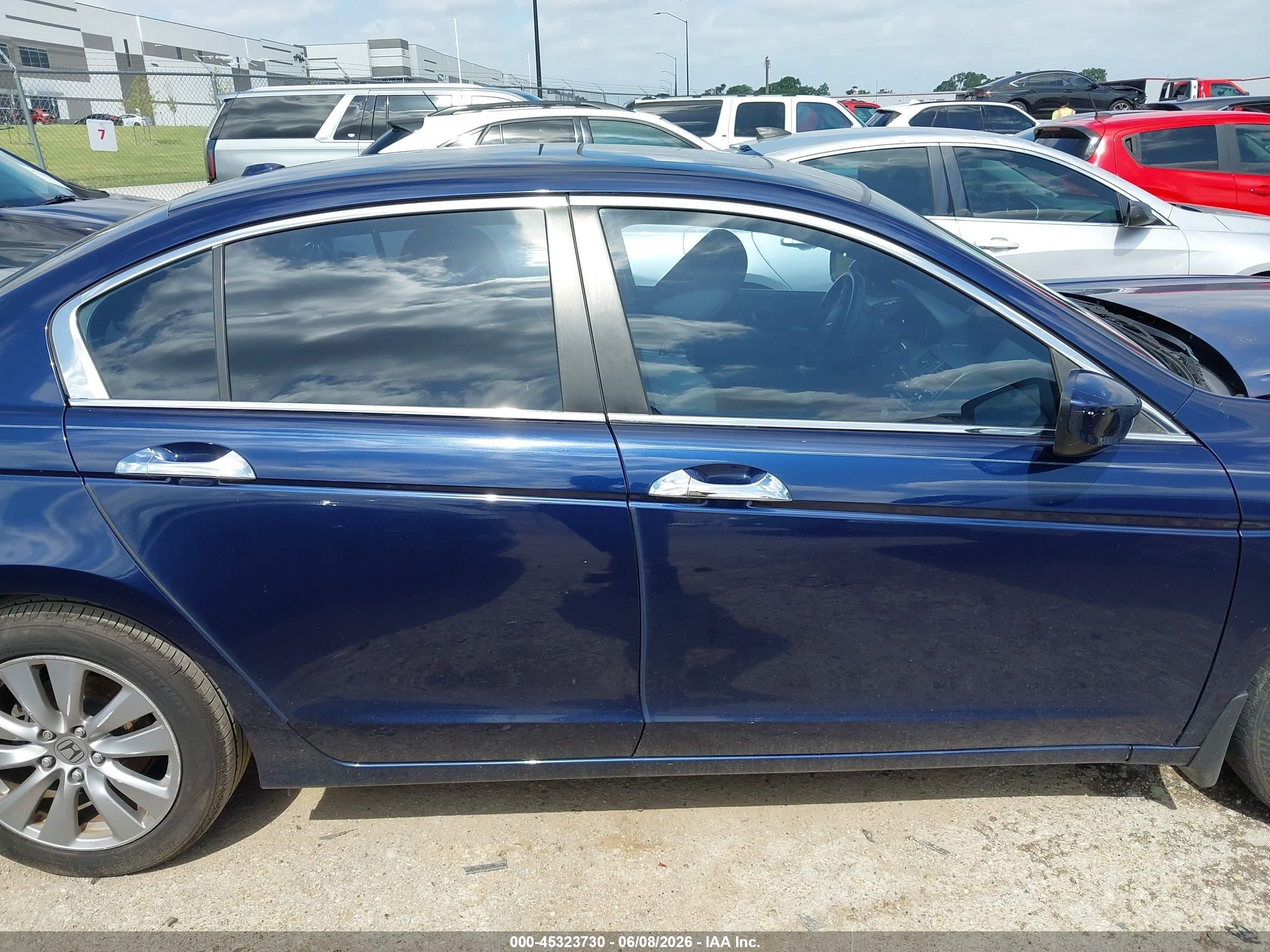 2012 Honda Accord 3.5 Ex-l Синий vin: 1HGCP3F86CA025315