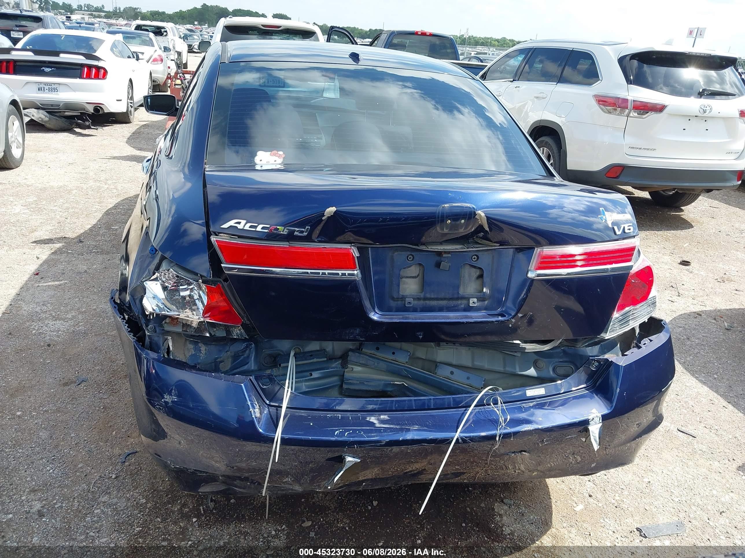 2012 Honda Accord 3.5 Ex-l Синий vin: 1HGCP3F86CA025315