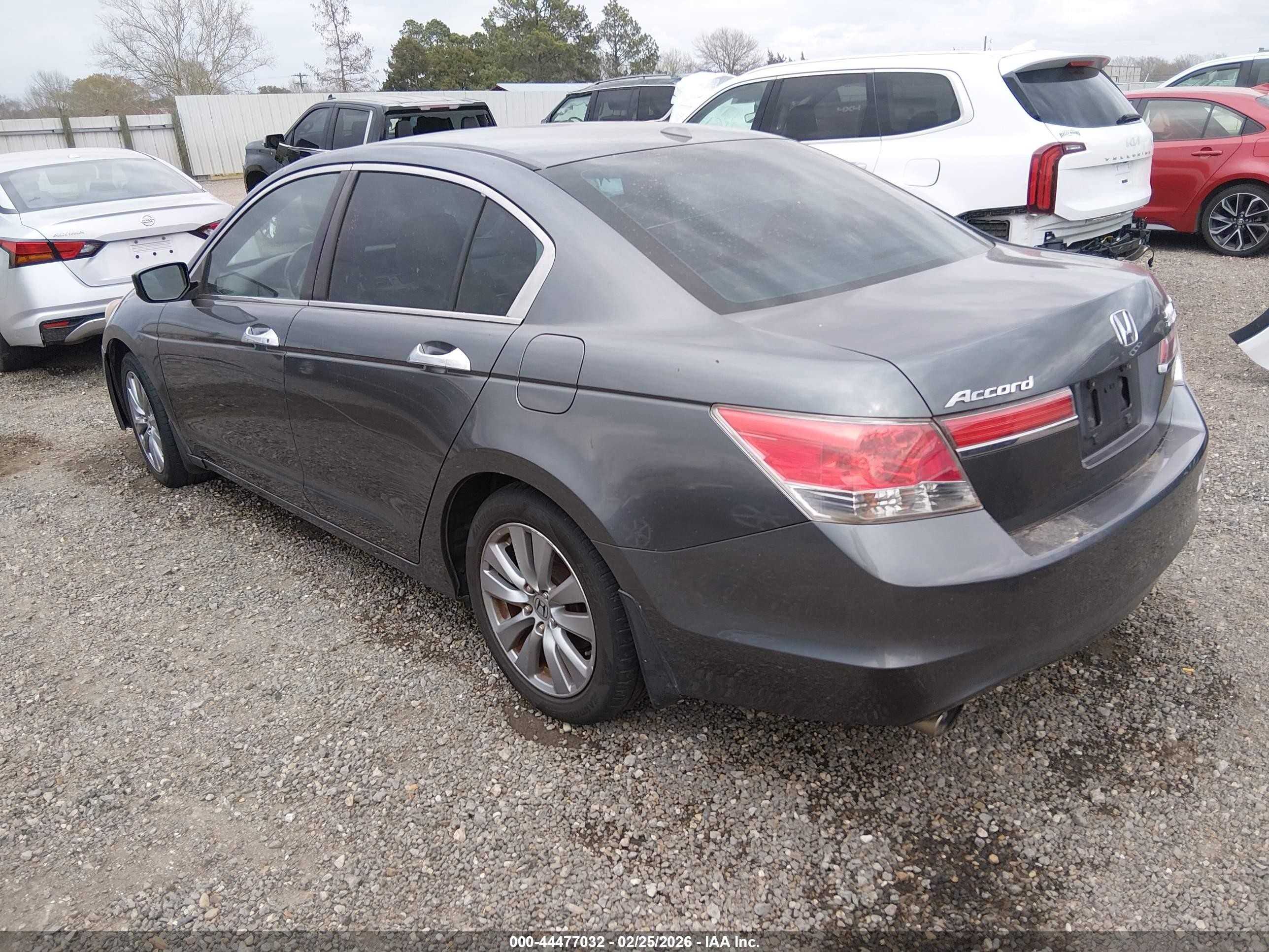 2012 Honda Accord Sdn 3.5 Ex-l/ex-l Gray vin: 1HGCP3F86CA026805