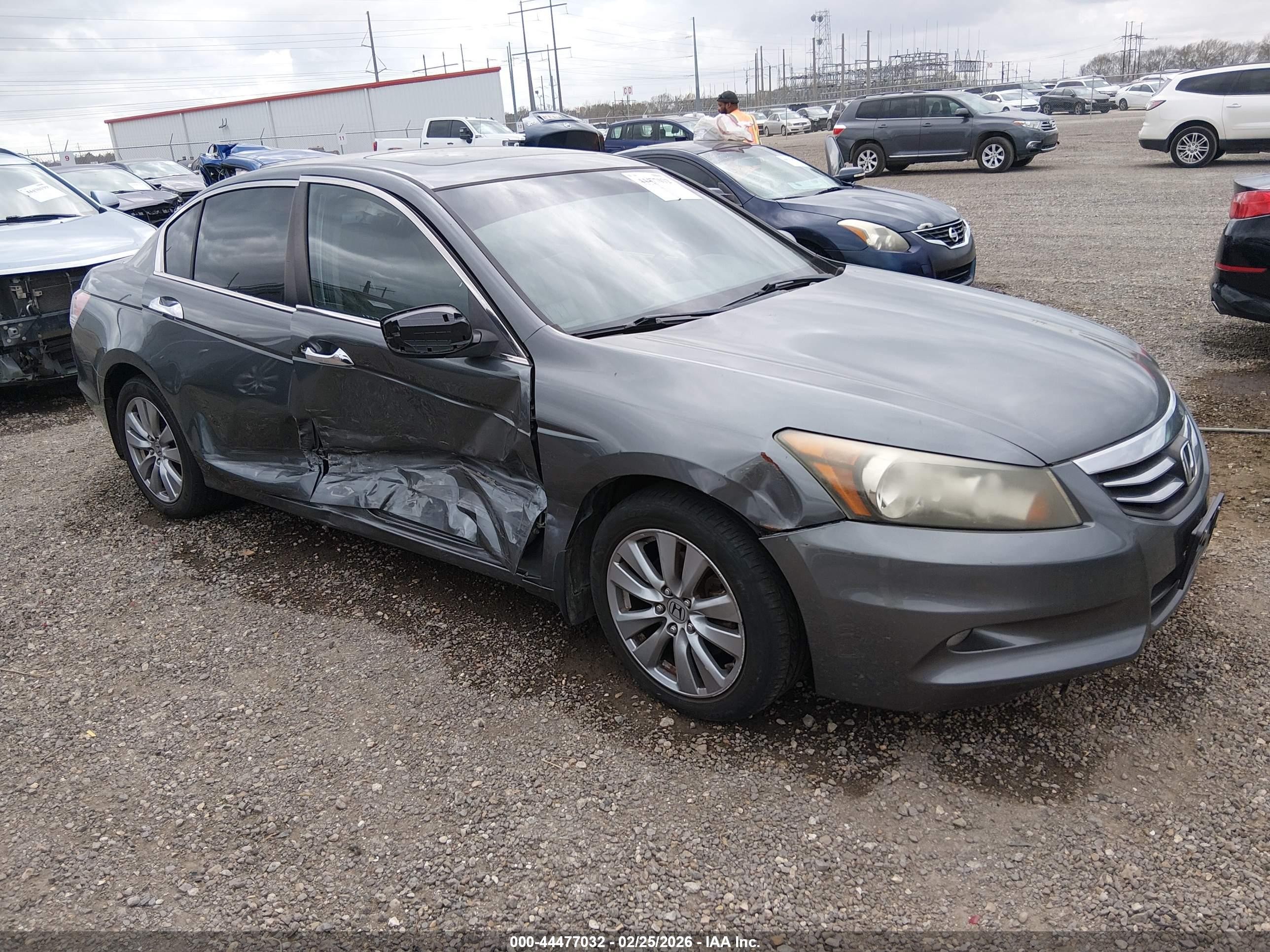 2012 Honda Accord Sdn 3.5 Ex-l/ex-l Серый vin: 1HGCP3F86CA026805