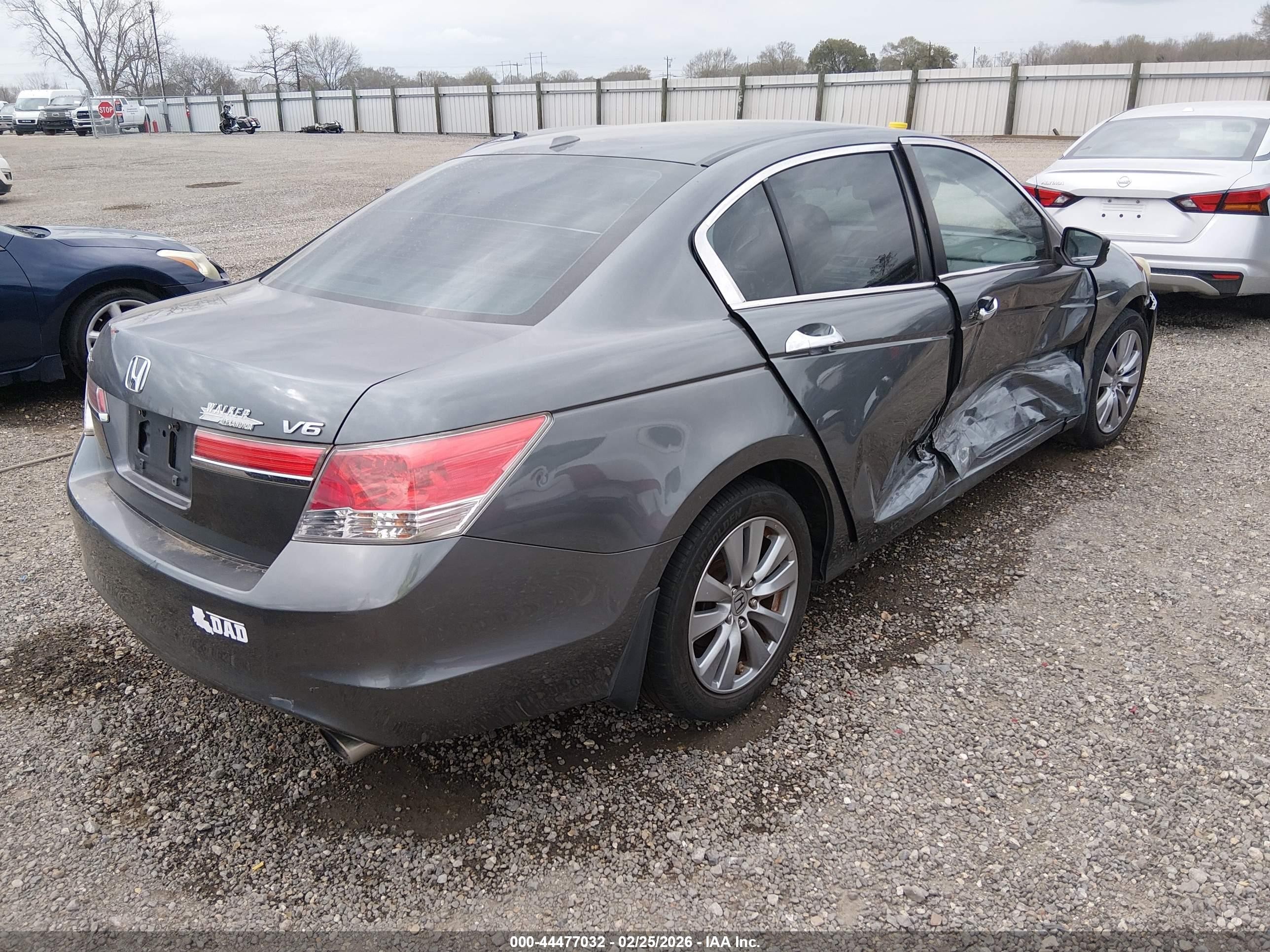 2012 Honda Accord Sdn 3.5 Ex-l/ex-l Gray vin: 1HGCP3F86CA026805