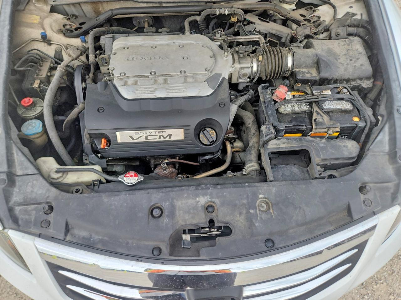 2012 Honda Accord Exl White vin: 1HGCP3F86CA028568