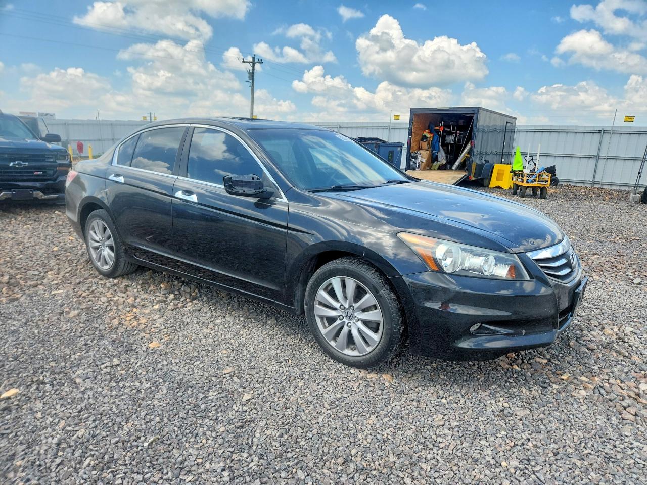 2012 Honda Accord Exl Black vin: 1HGCP3F86CA031468