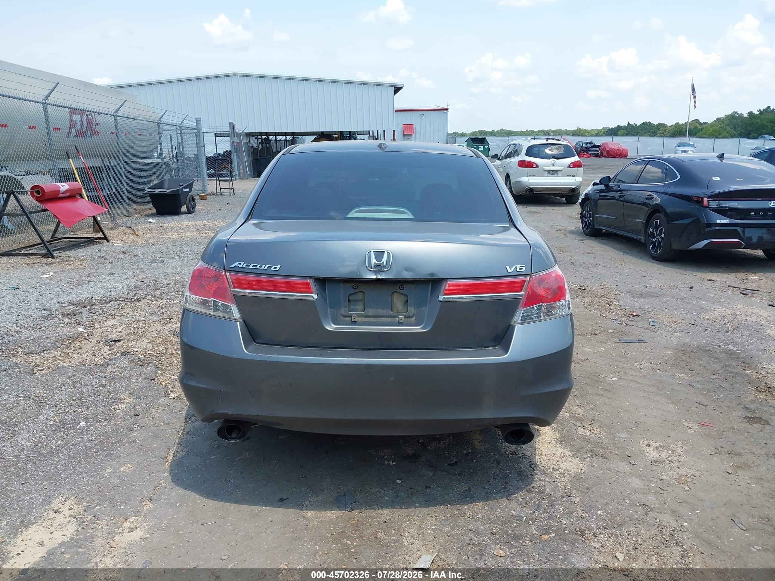 2012 Honda Accord 3.5 Ex-l Gray vin: 1HGCP3F86CA033818