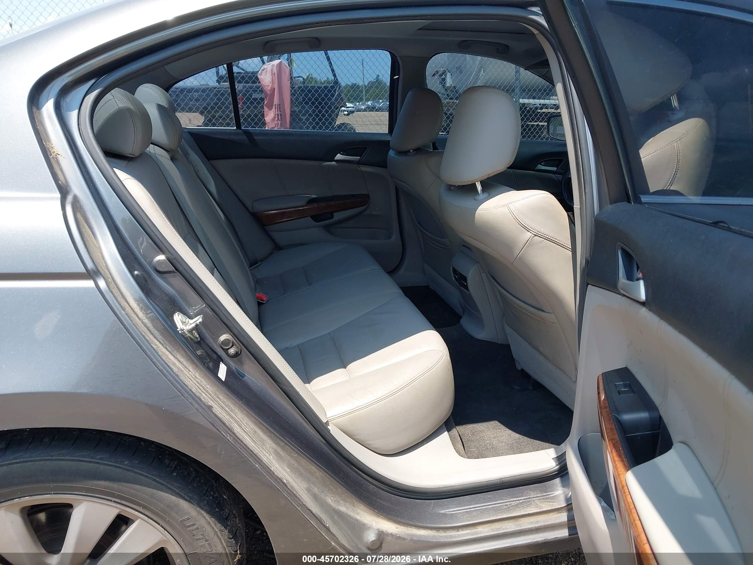 2012 Honda Accord 3.5 Ex-l Gray vin: 1HGCP3F86CA033818
