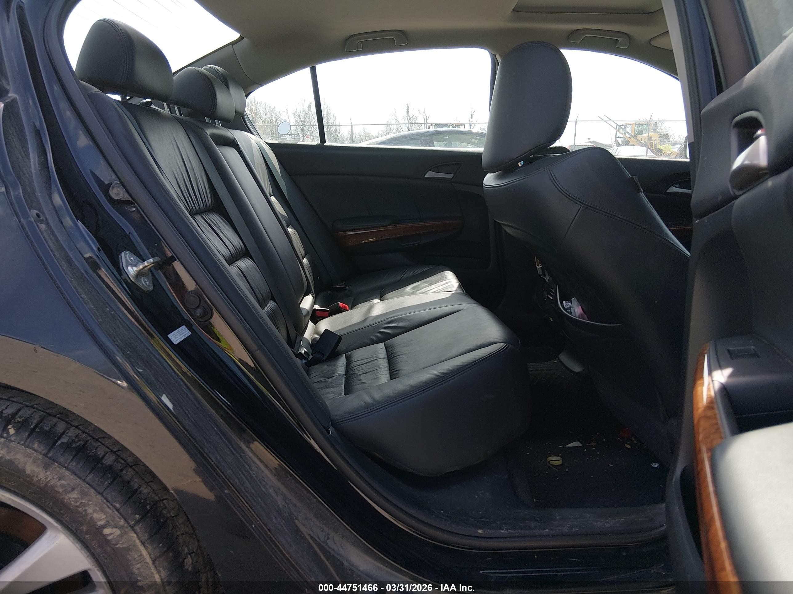 2012 Honda Accord 3.5 Ex-l Black vin: 1HGCP3F86CA036198