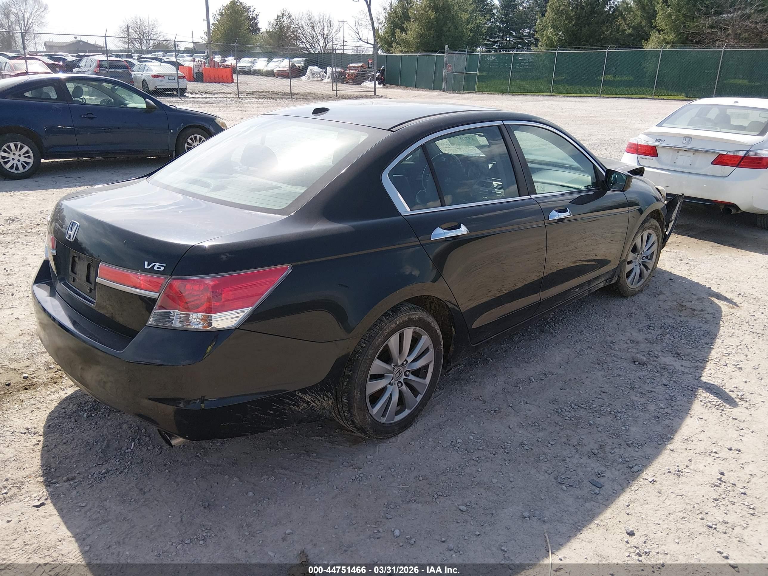 2012 Honda Accord 3.5 Ex-l Black vin: 1HGCP3F86CA036198