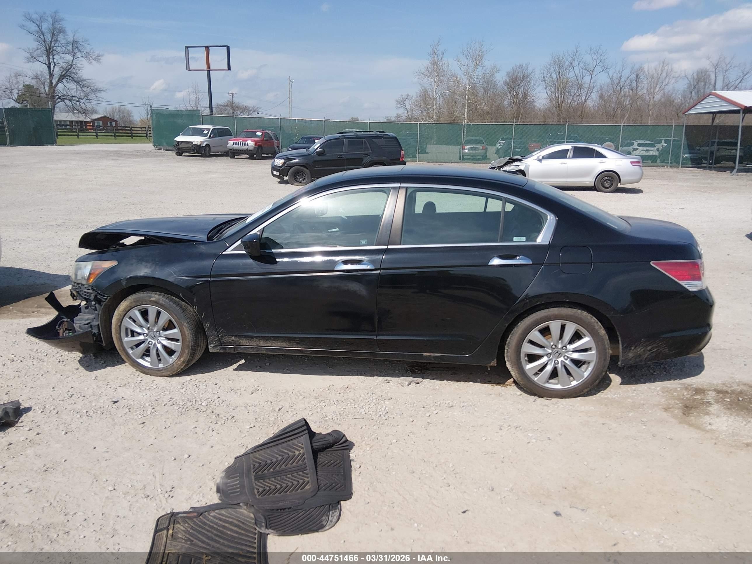 2012 Honda Accord 3.5 Ex-l Black vin: 1HGCP3F86CA036198