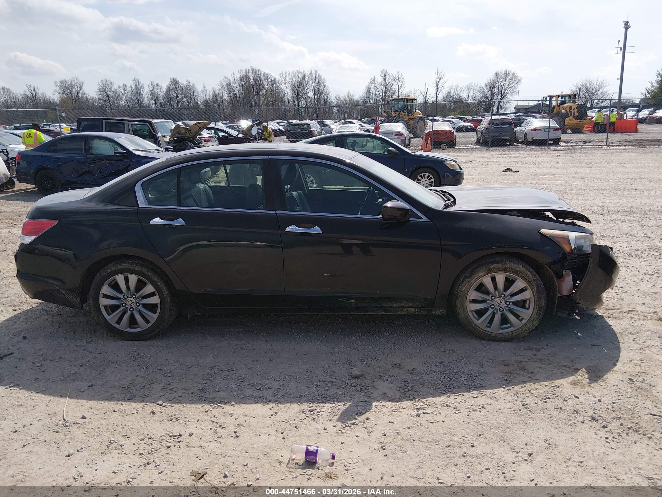 2012 Honda Accord 3.5 Ex-l Black vin: 1HGCP3F86CA036198