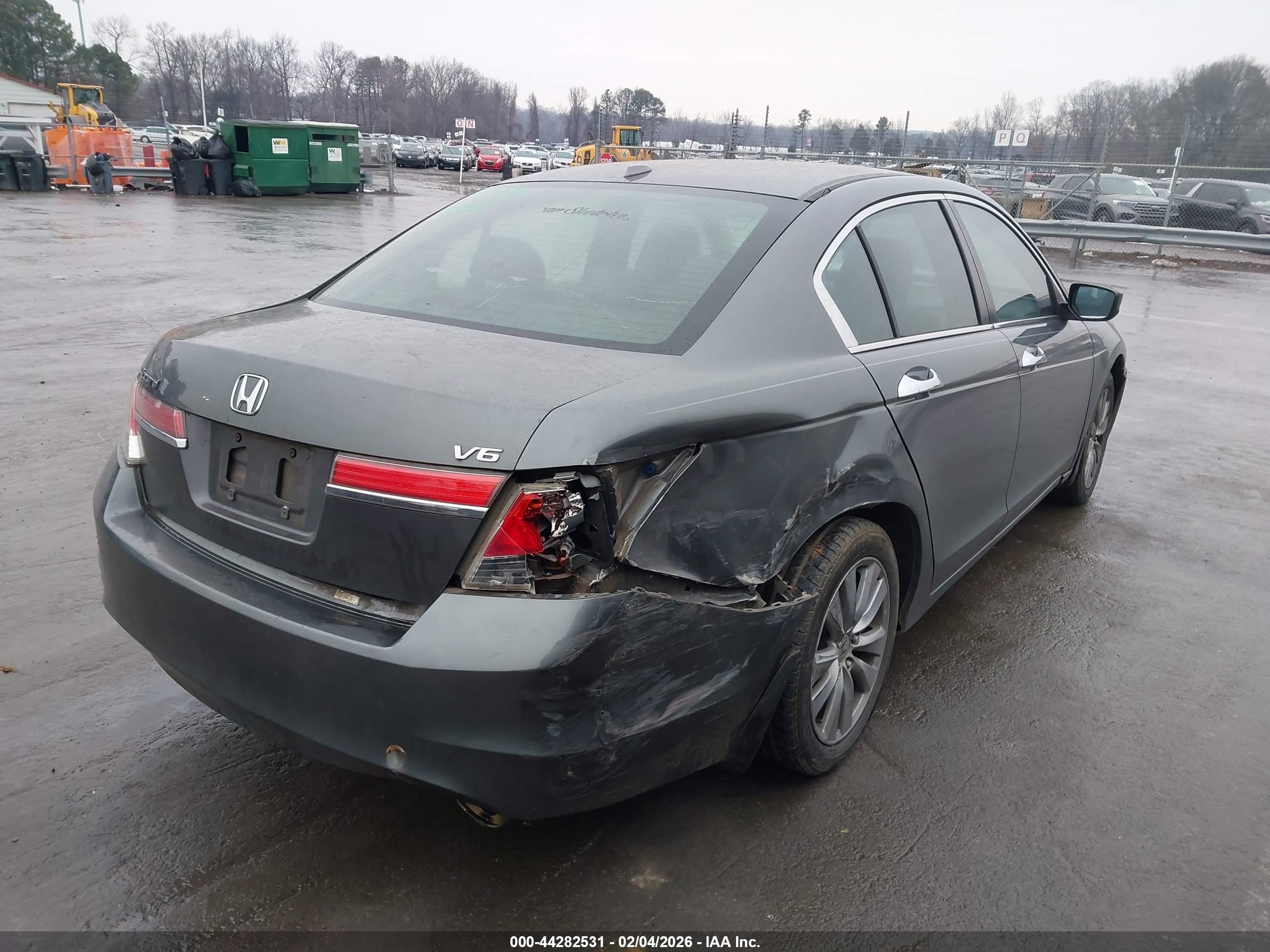 2012 Honda Accord Sdn   Gray vin: 1HGCP3F86CA038176