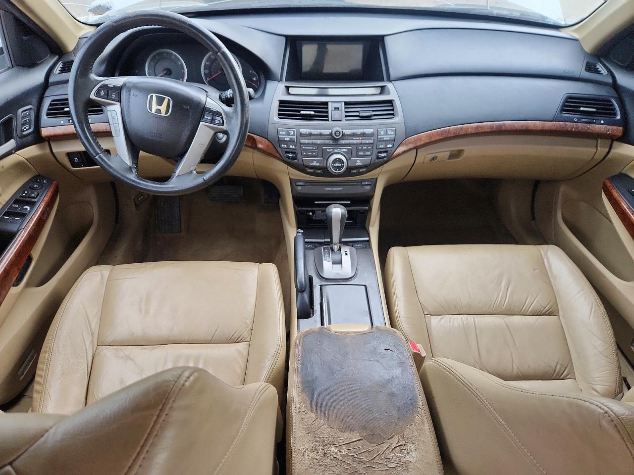 2012 Honda Accord Exl White vin: 1HGCP3F86CA042499