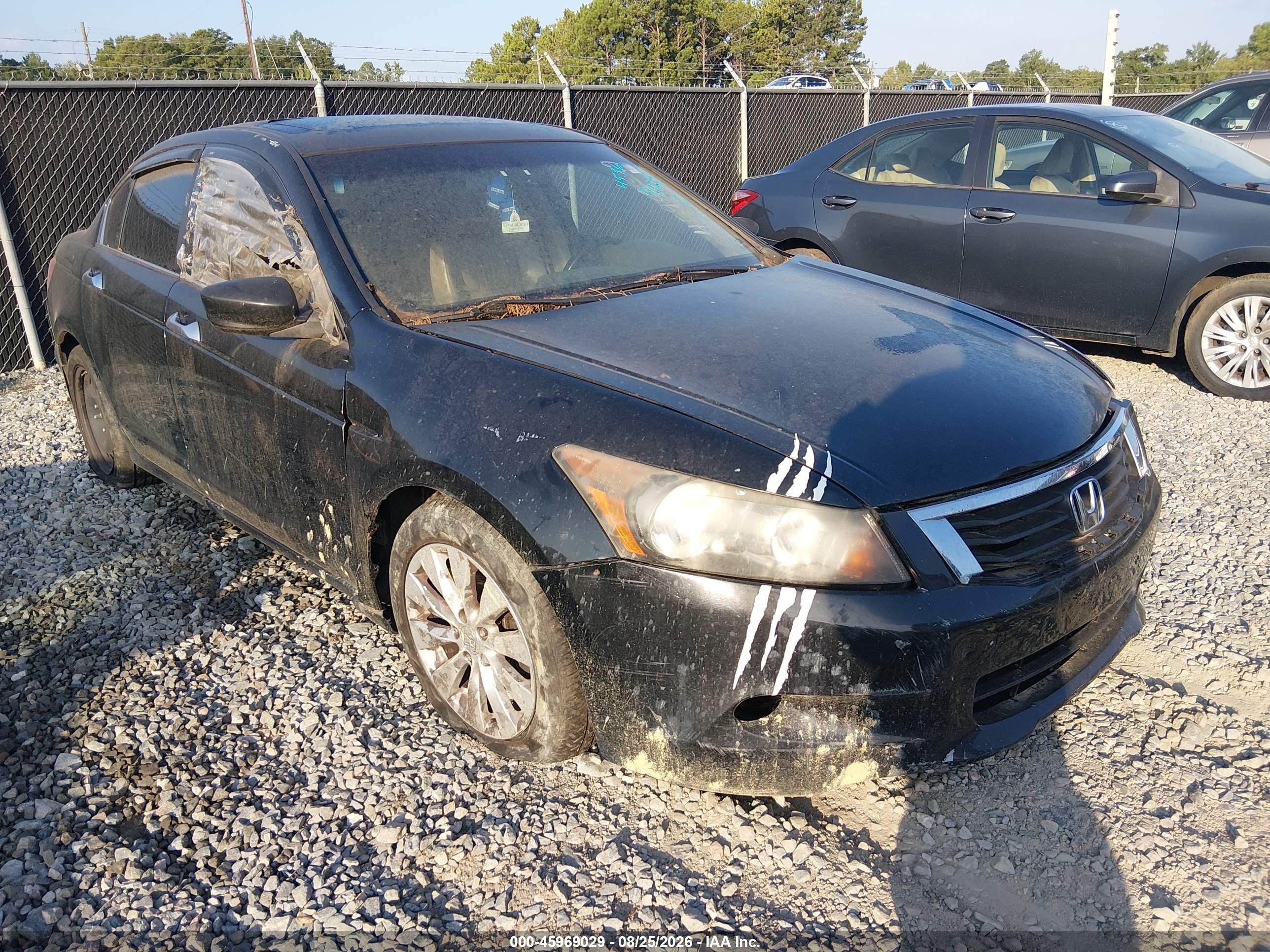 2010 Honda Accord 3.5 Ex-l Beige vin: 1HGCP3F87AA008097